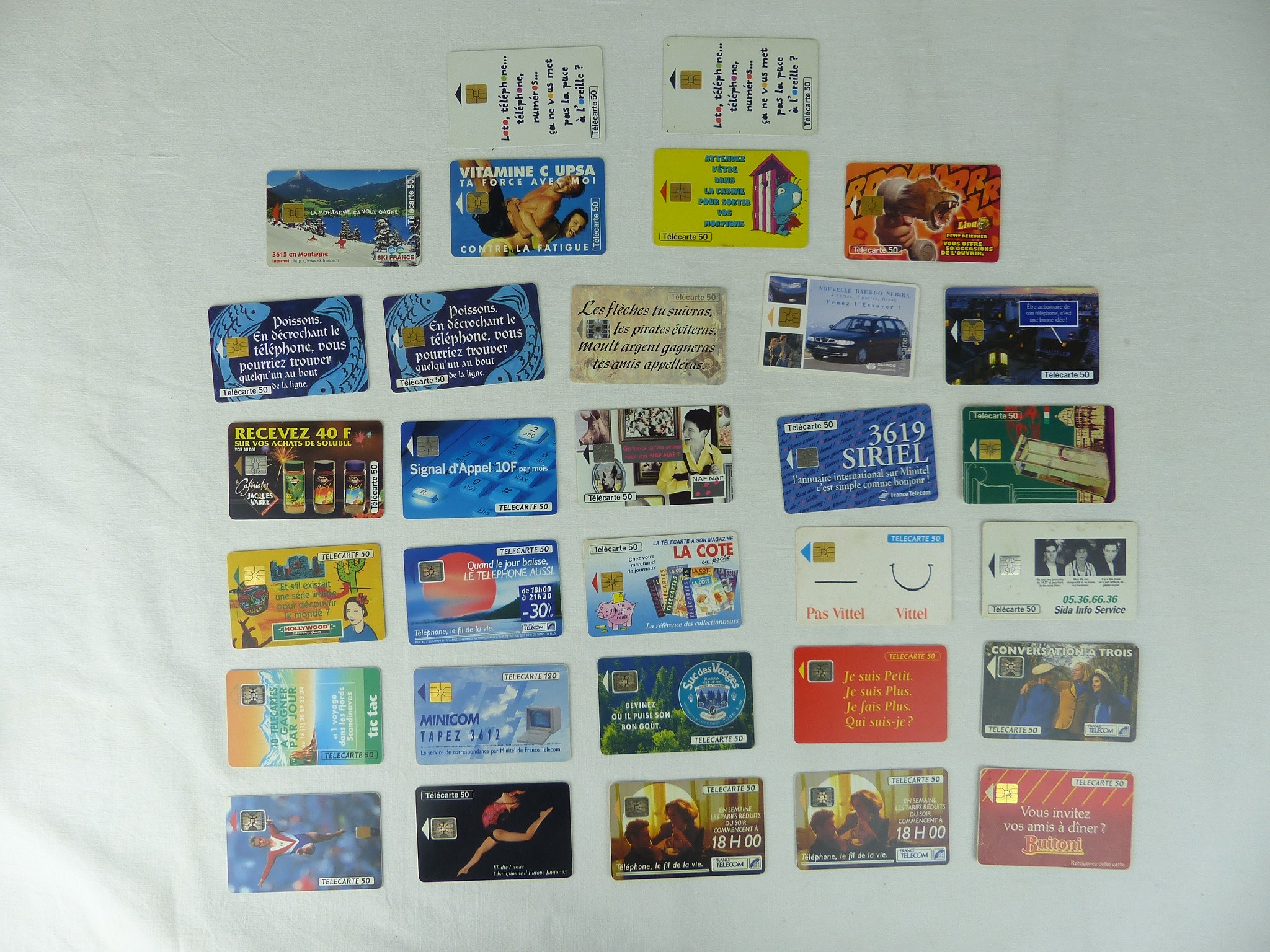 Collection de 155 cartes téléphoniques, exemplaires rares, prix cassé - Bon état - Photo 13