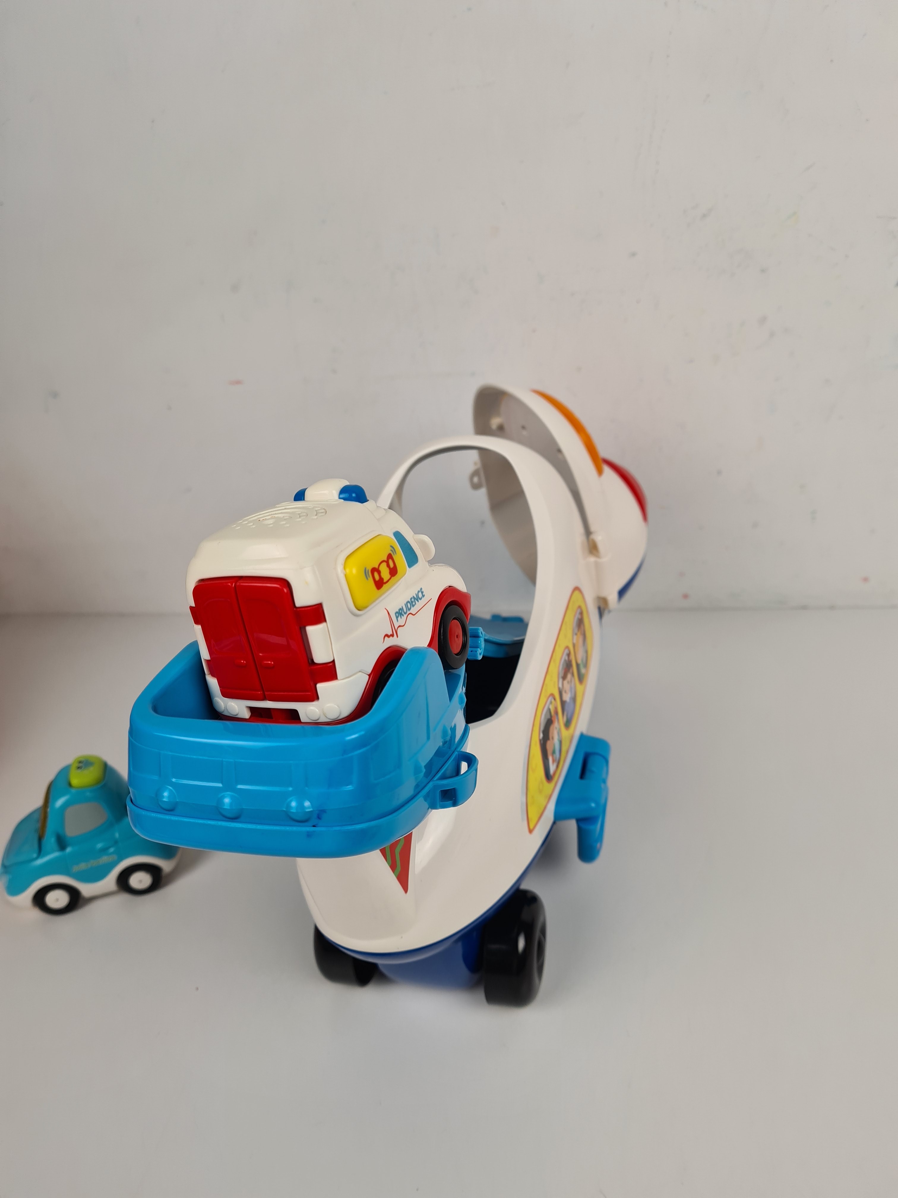 Avion cargo tut tut avec 2 petites voitures - Vtech - 34cm - Photo 4