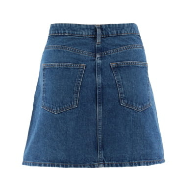 Jupe bleue en jeans - Femme - H&M Divided - Taille 38 - Photo 1