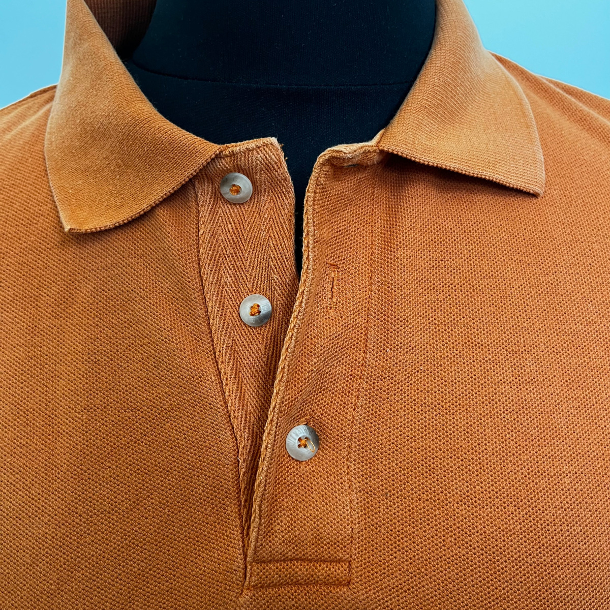 Polo Orange , Timberland, taille L - Photo 3