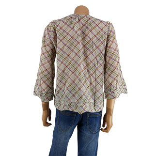 Blouse écrue imprimée - Femme - Cyrillus - Taille 38 Très bon état - Vue 2 - 