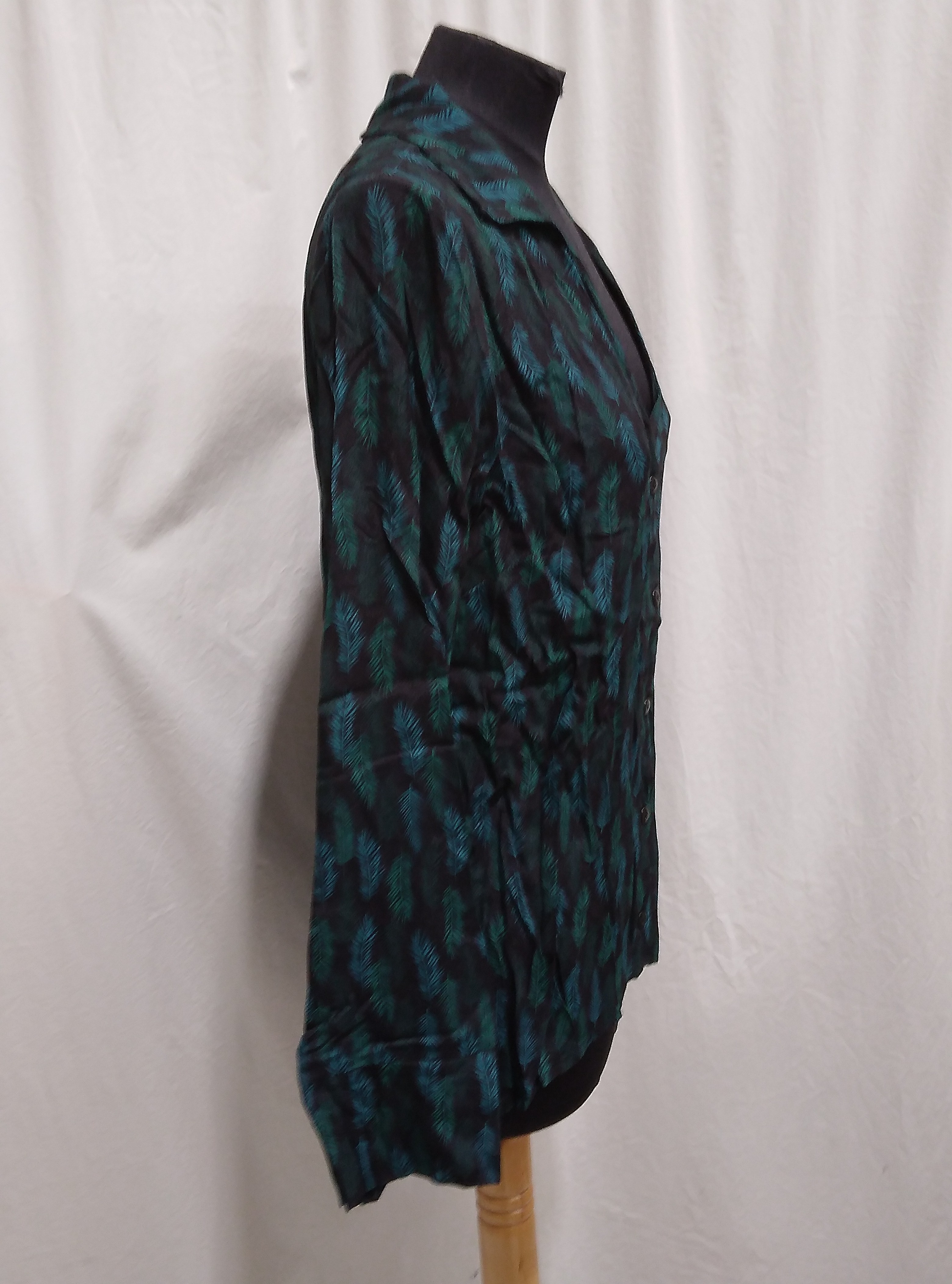 Chemise imprimé feuillage, La Fée Maraboutée - 42 Comme neuf - Vue 4 - 