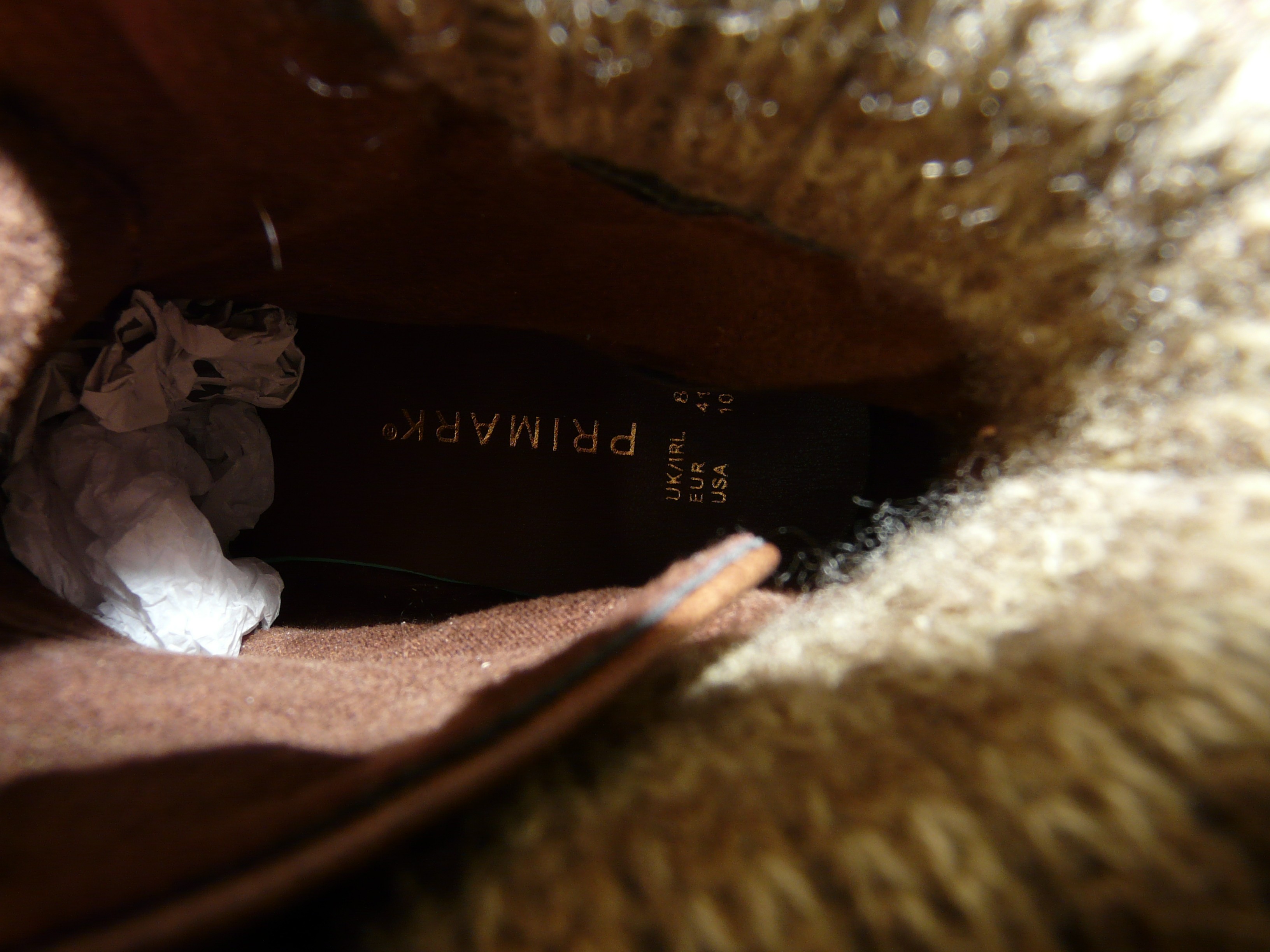 C68 - Bottines montantes effet cuir - Primark - Pointure 41 - Photo 7