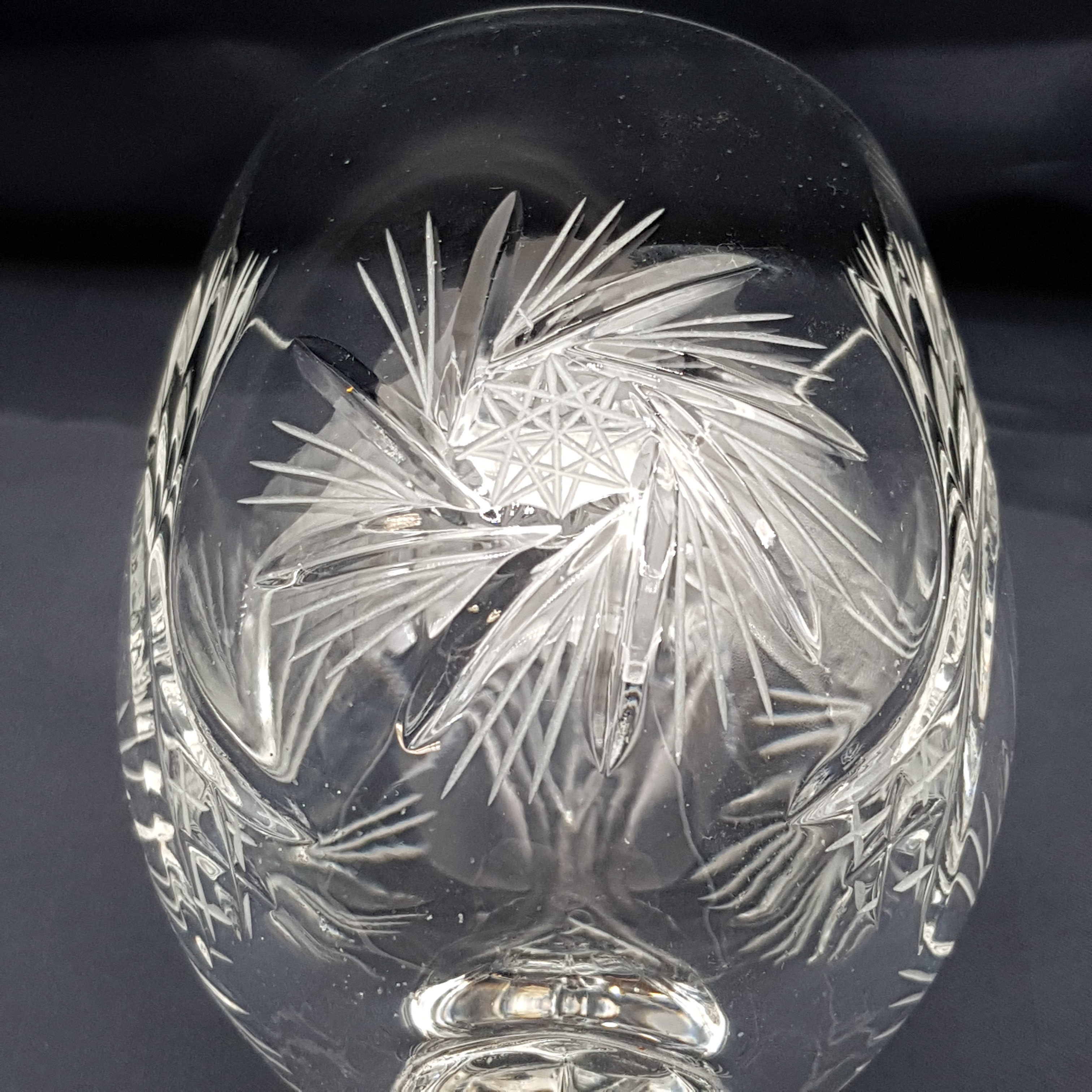 Lot de 6 verres à pied en cristal ( 24 % ) - Monica Zawiercie, Pologne - Très bon état - Photo 3