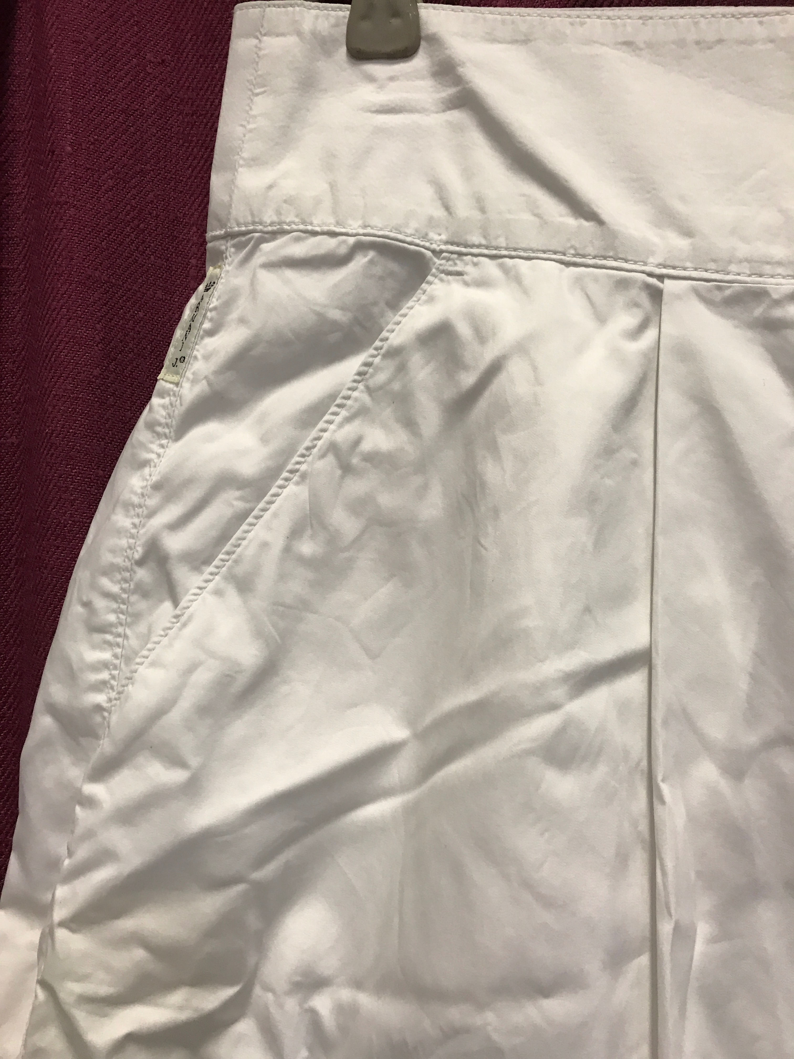 Jupe blanche «Armani Jeans » taille 42 Très bon état - Vue 5 - 