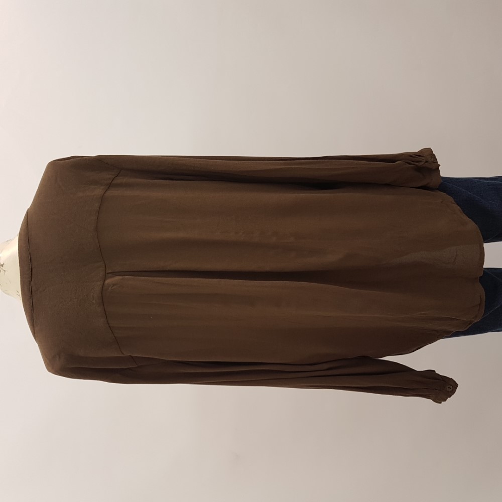 Pull de fêtes marron avec fils d'argent et petits clous brillants - Bréal - Taille 1 - Photo 10