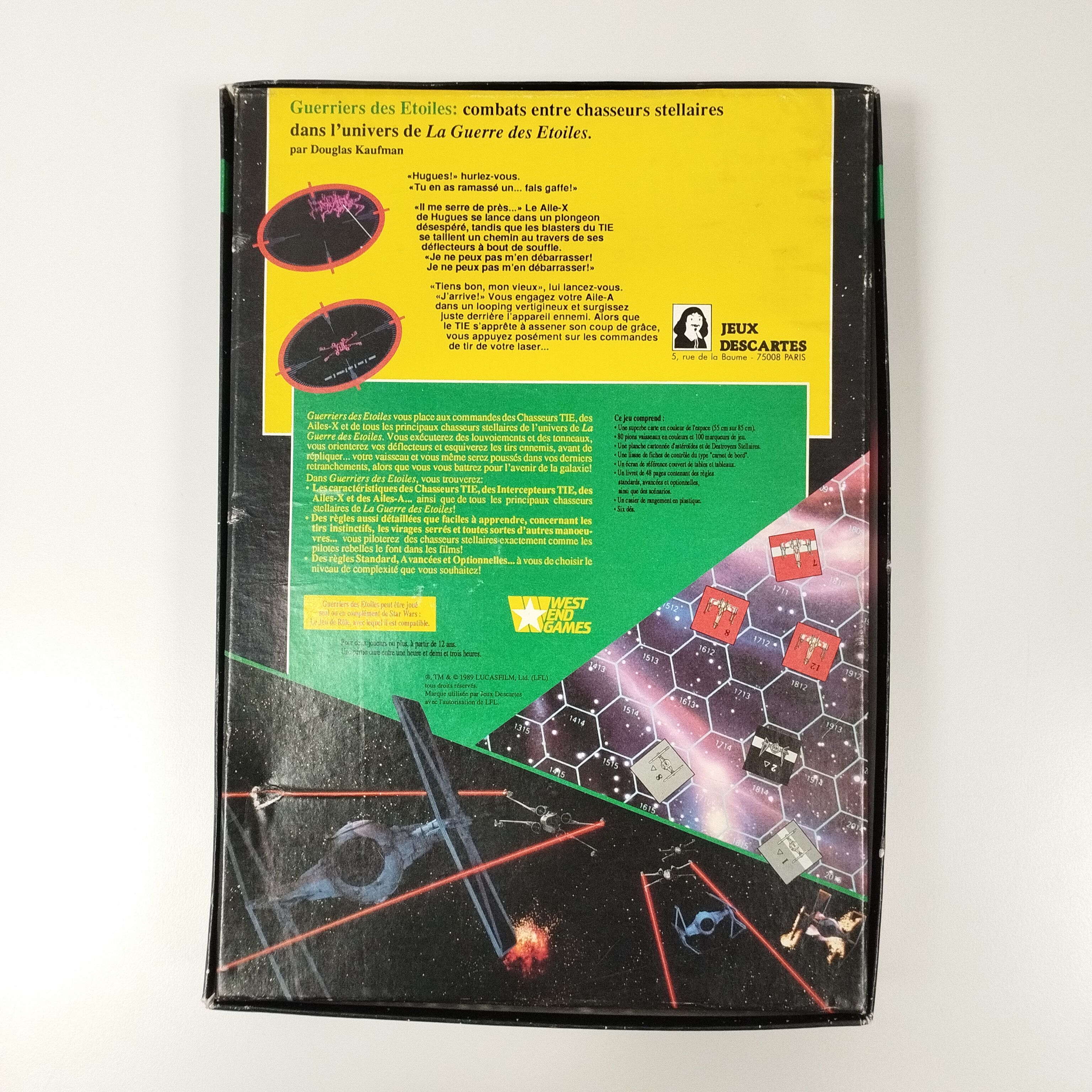 Voir photo 2 de Jeu de stratégie wargame collector : Star Wars - Guerriers des Etoiles (1989) Jeu de stratégie wargame collector : Star Wars - Guerriers des Etoiles (1989) Très bon état - Vue 2 -