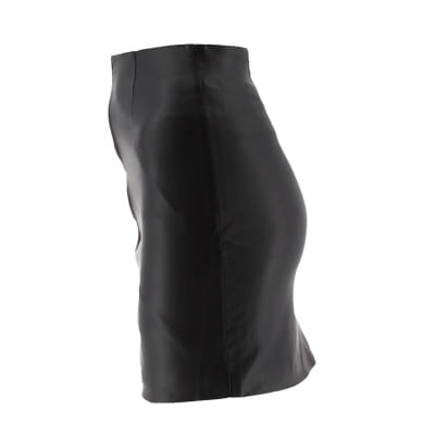 Jupe noire simili cuir - Femme - Gémo - Taille 34 - Photo 2