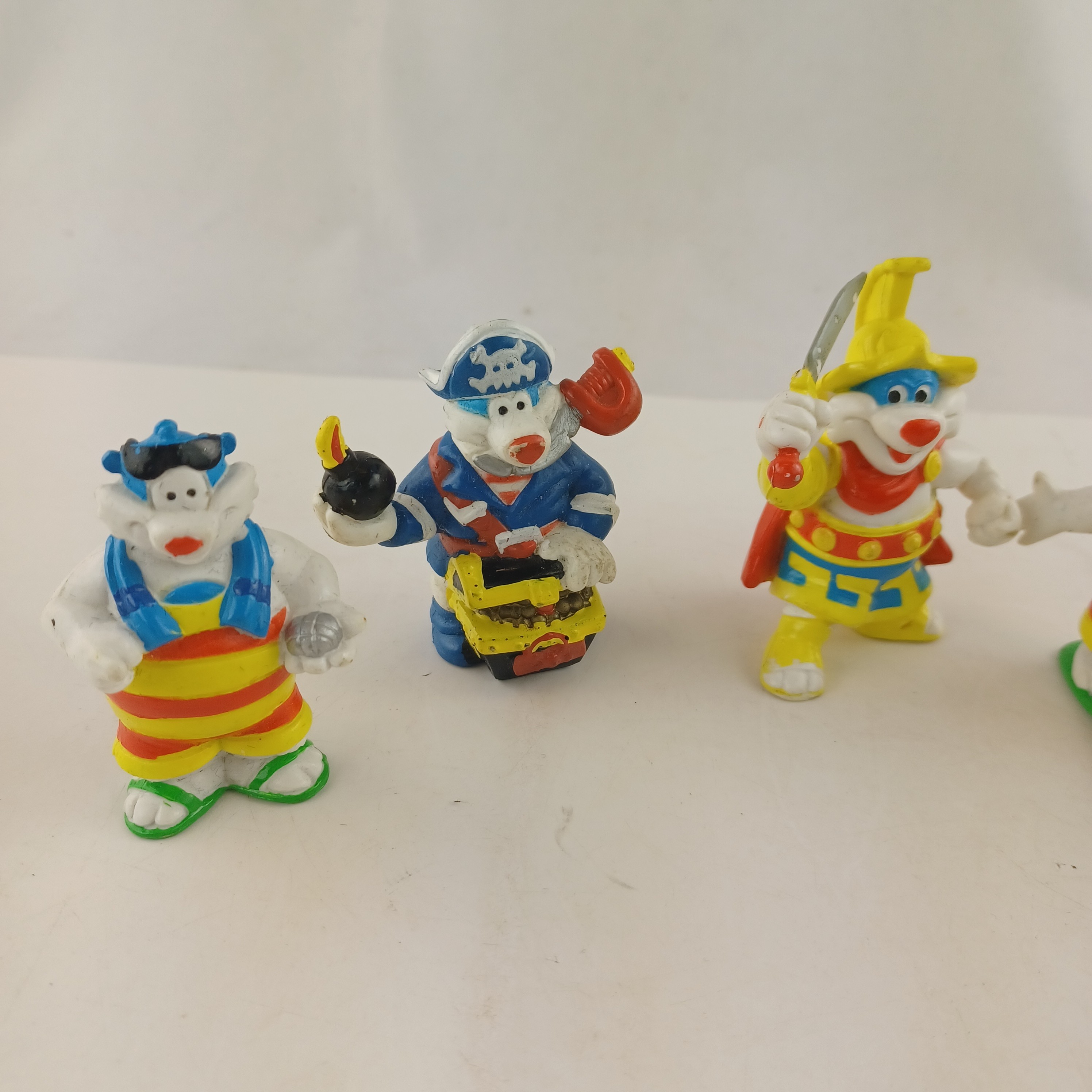 Lot de 6 figurines Flunchy vintage des années 1996 et 1997 de chez Flunch Très bon état - Vue 3 - 