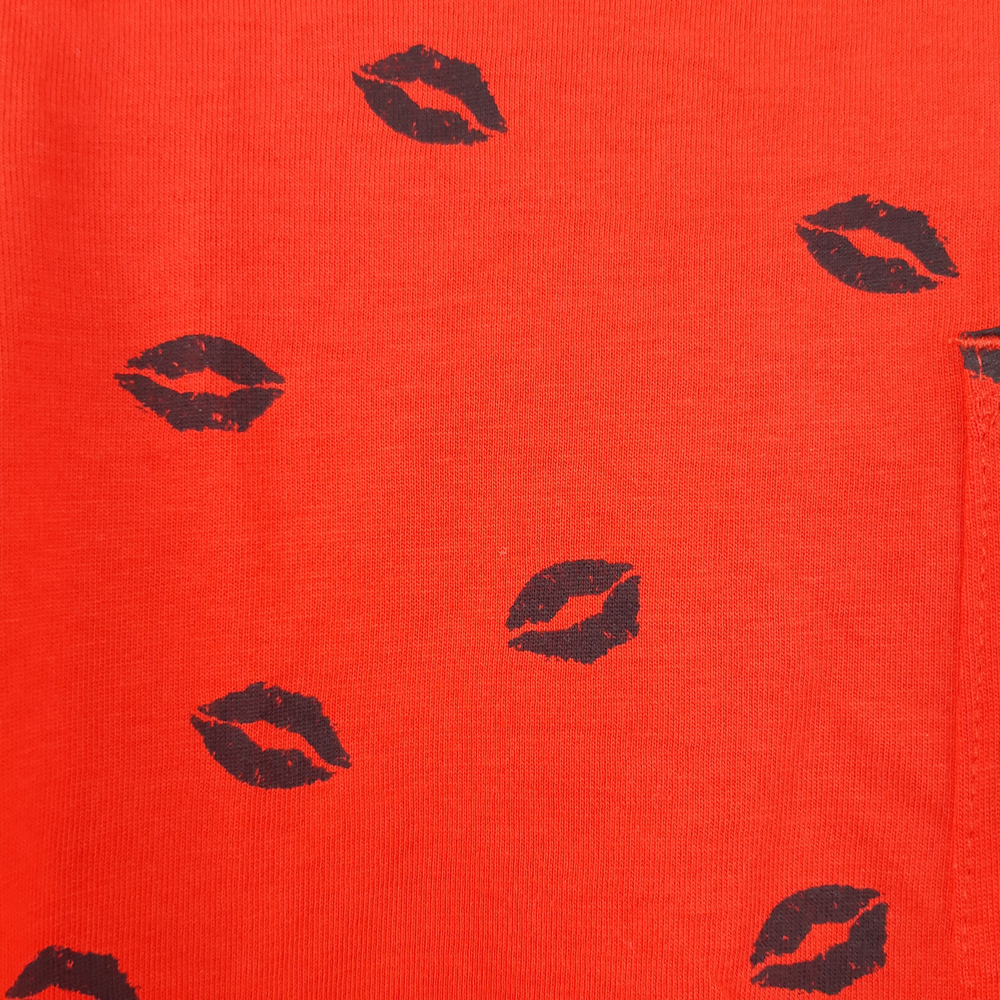 Yessica pull rouge à motifs - taille M - 100% coton - Photo 1