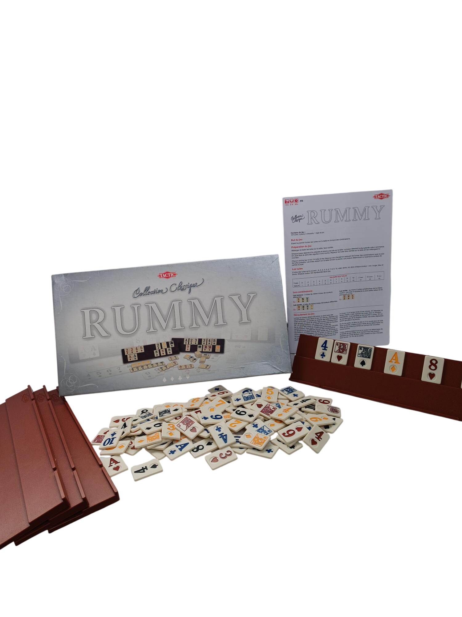 Acheter Jeu de société RUMMY Tactic France Bon état - 12,00 € Jeu de société RUMMY Tactic France Bon état - reconditionné disponible sur Label Emmaüs