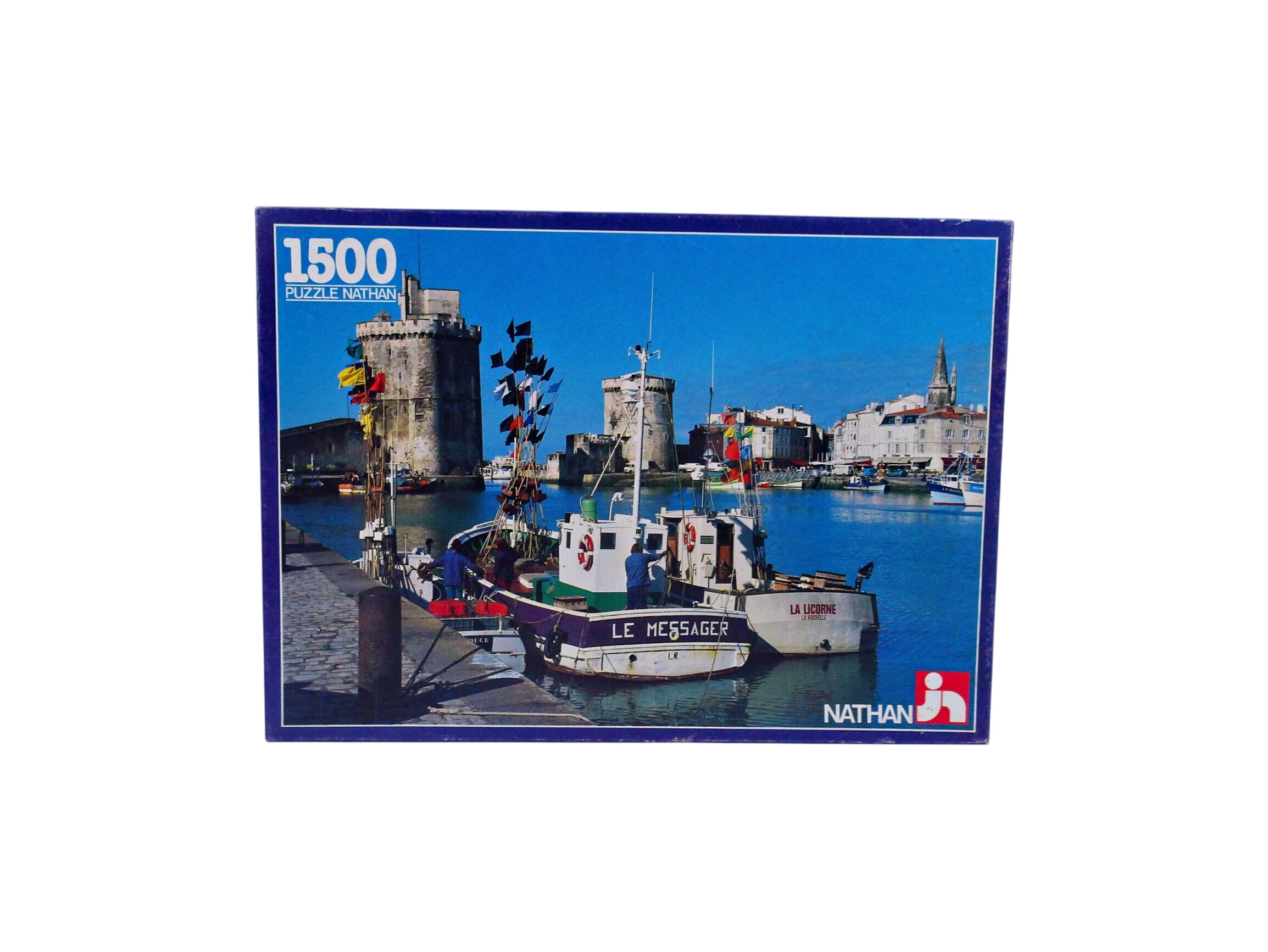 Acheter Puzzle - Port de la Rochelle - 1500 pièces- Édition 1989 - 11,30 € Puzzle - Port de la Rochelle - 1500 pièces- Édition 1989 - reconditionné disponible sur Label Emmaüs