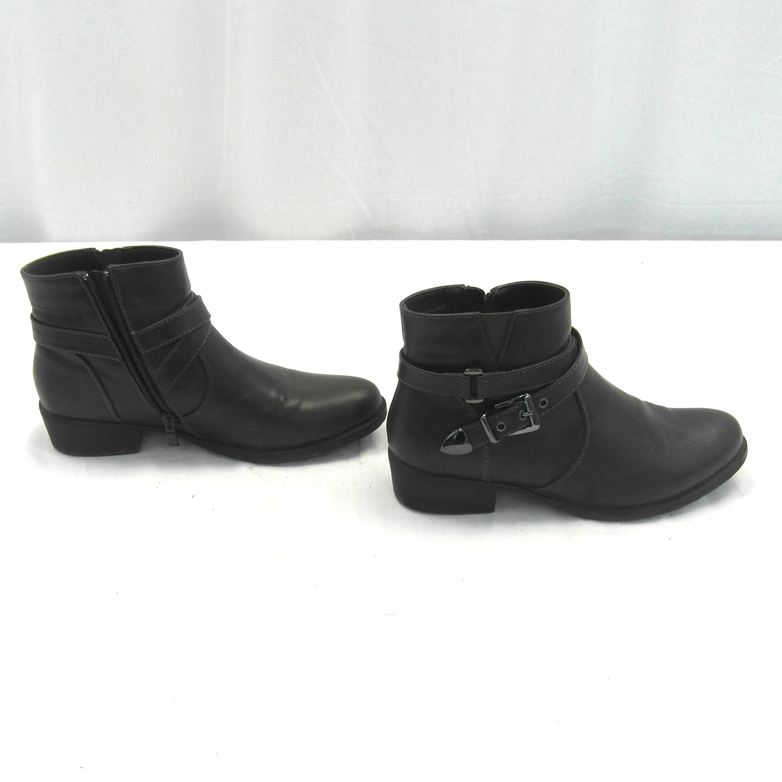 Bottines marron en cuir Gémo taille 39 - Photo 1
