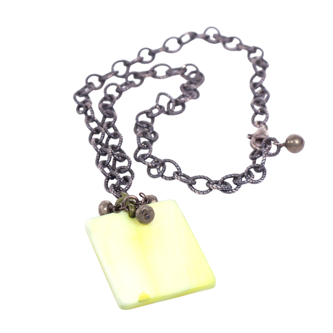Collier en argent pendentif nacre - Label Emmaus - Modalova