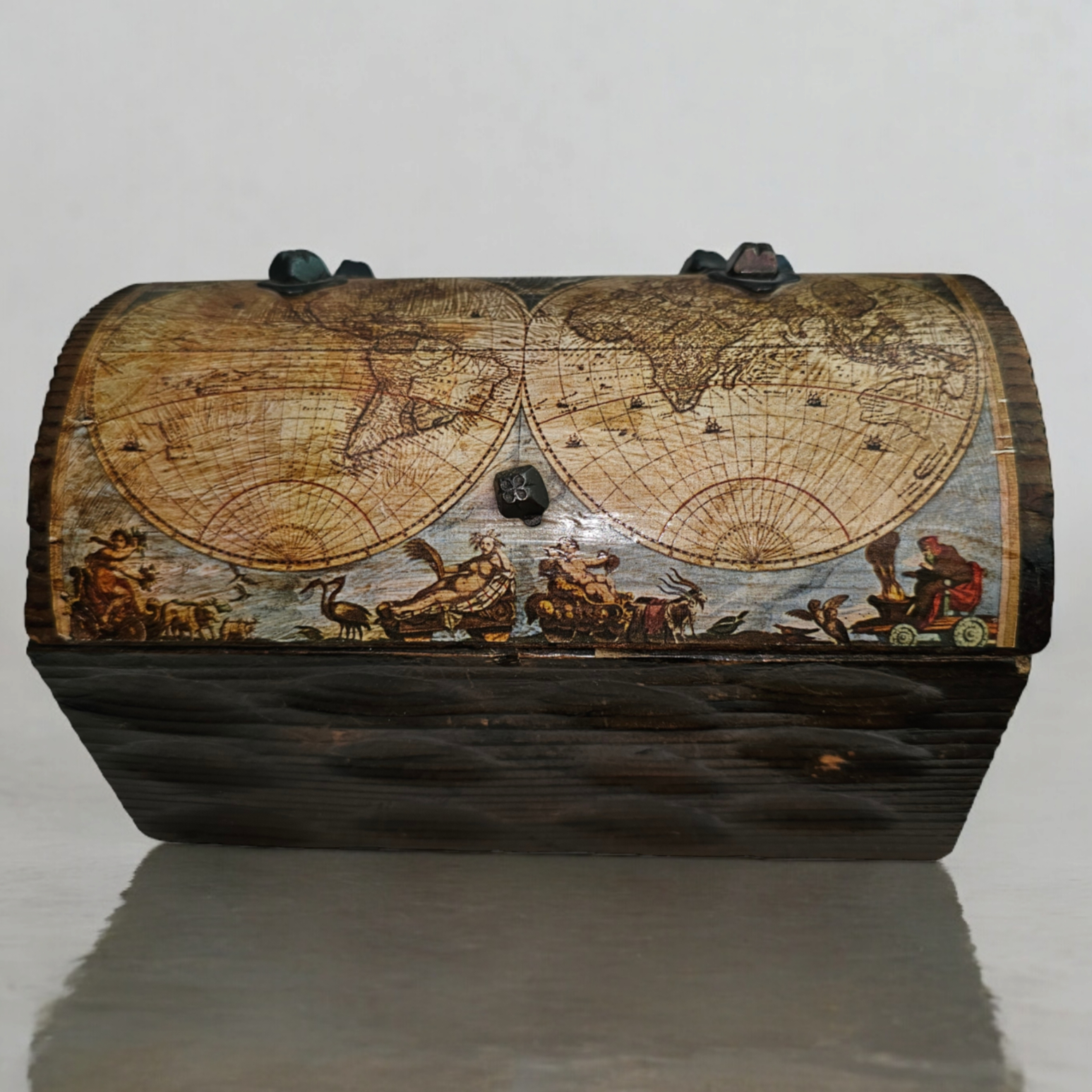 Petit coffre à bijoux Art Déco [ 1975's] Très bon état - Vue 4 - 