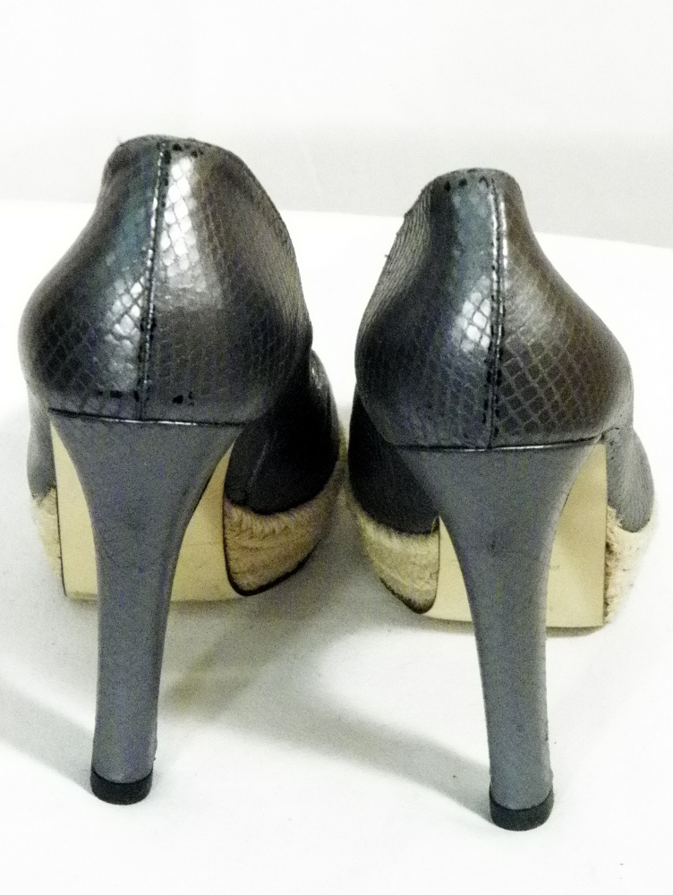 Chaussure Femme Grise GEORGES RECII T 36. Comme neuf - Vue 4 - 