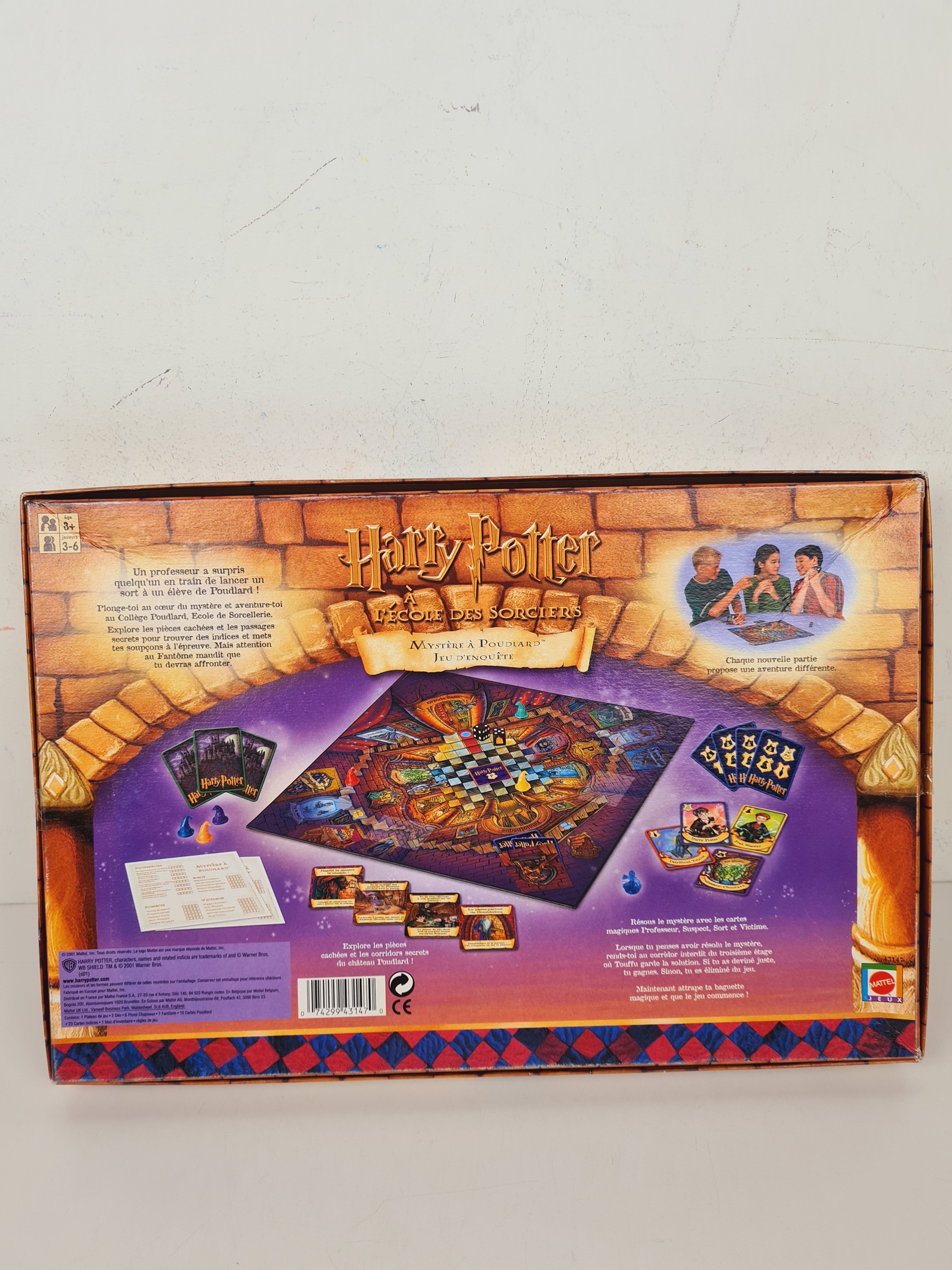 Jeu d'enquêtes - Harry Potter à l'école des sorciers - Mattel - Dès 8 ans Bon état - Vue 5 - 
