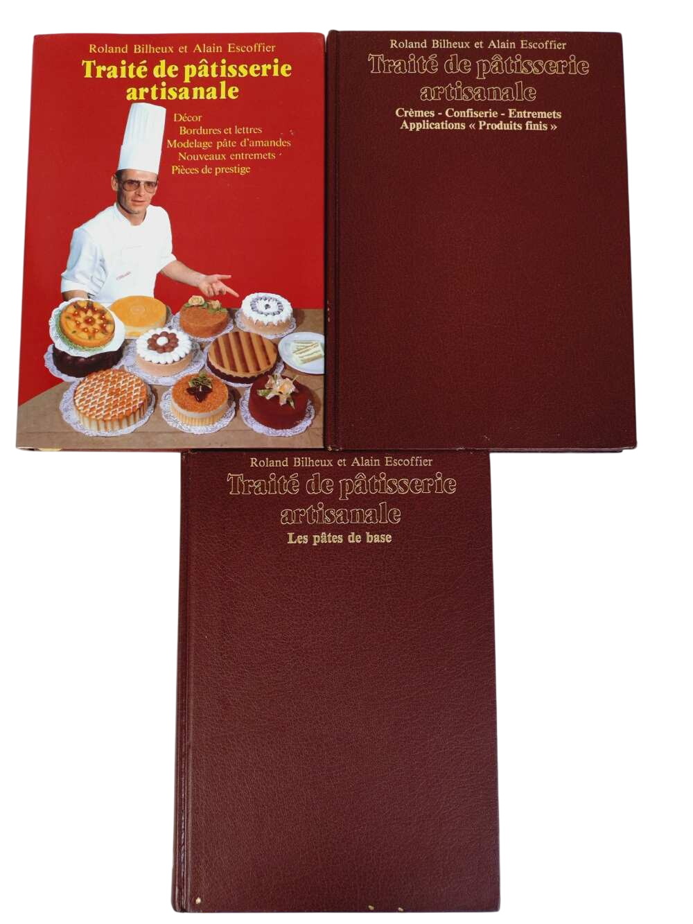 Traité de la pâtisserie artisanale en 3 volumes -Roland Bilheux et Alain Escoffier-éditions St-Honoré - Photo 0