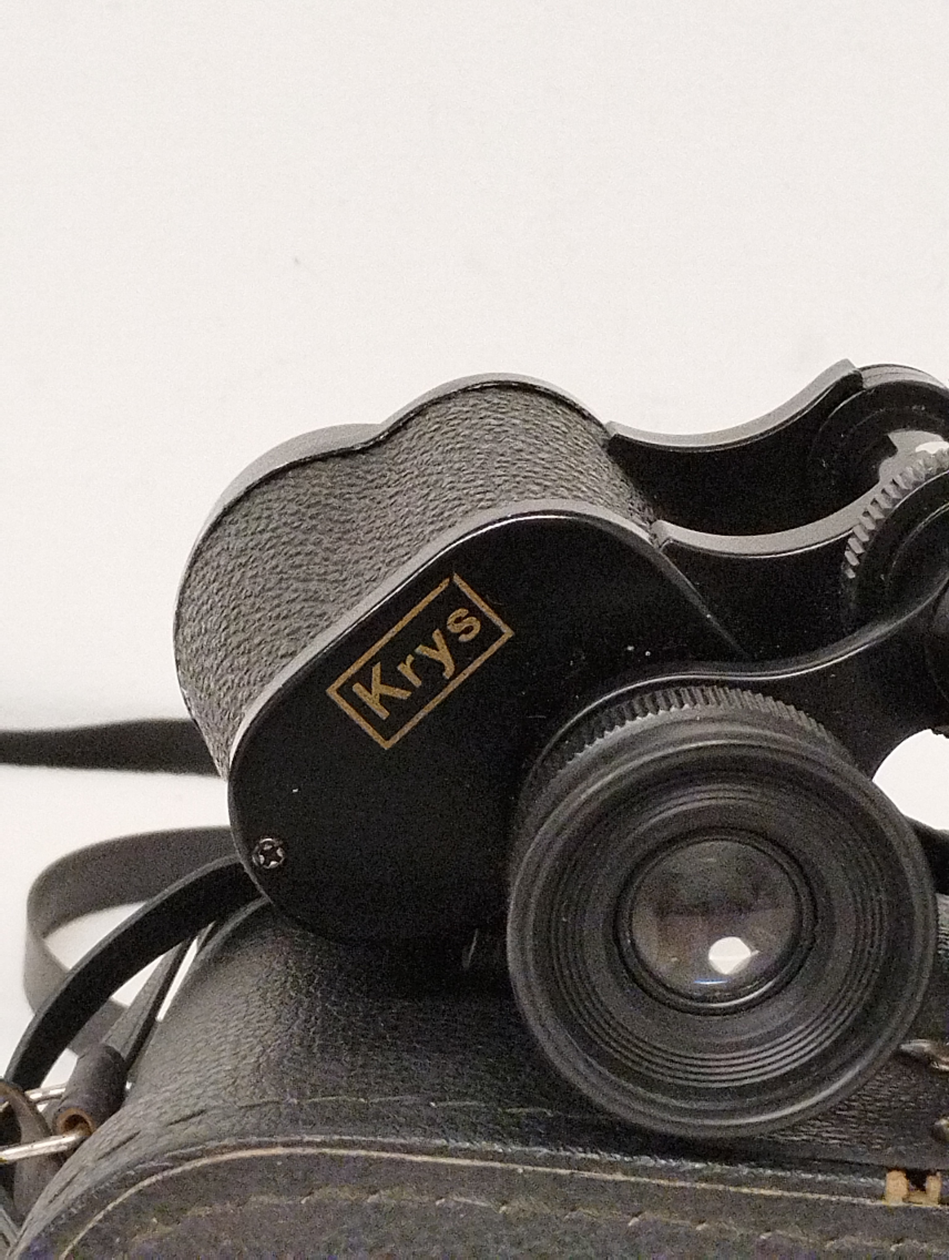 Paire de Jumelles vintage KRYS 8x 30 Blickwinkel 7.5° - 131m/1000m avec étui - Bon état - Photo 6