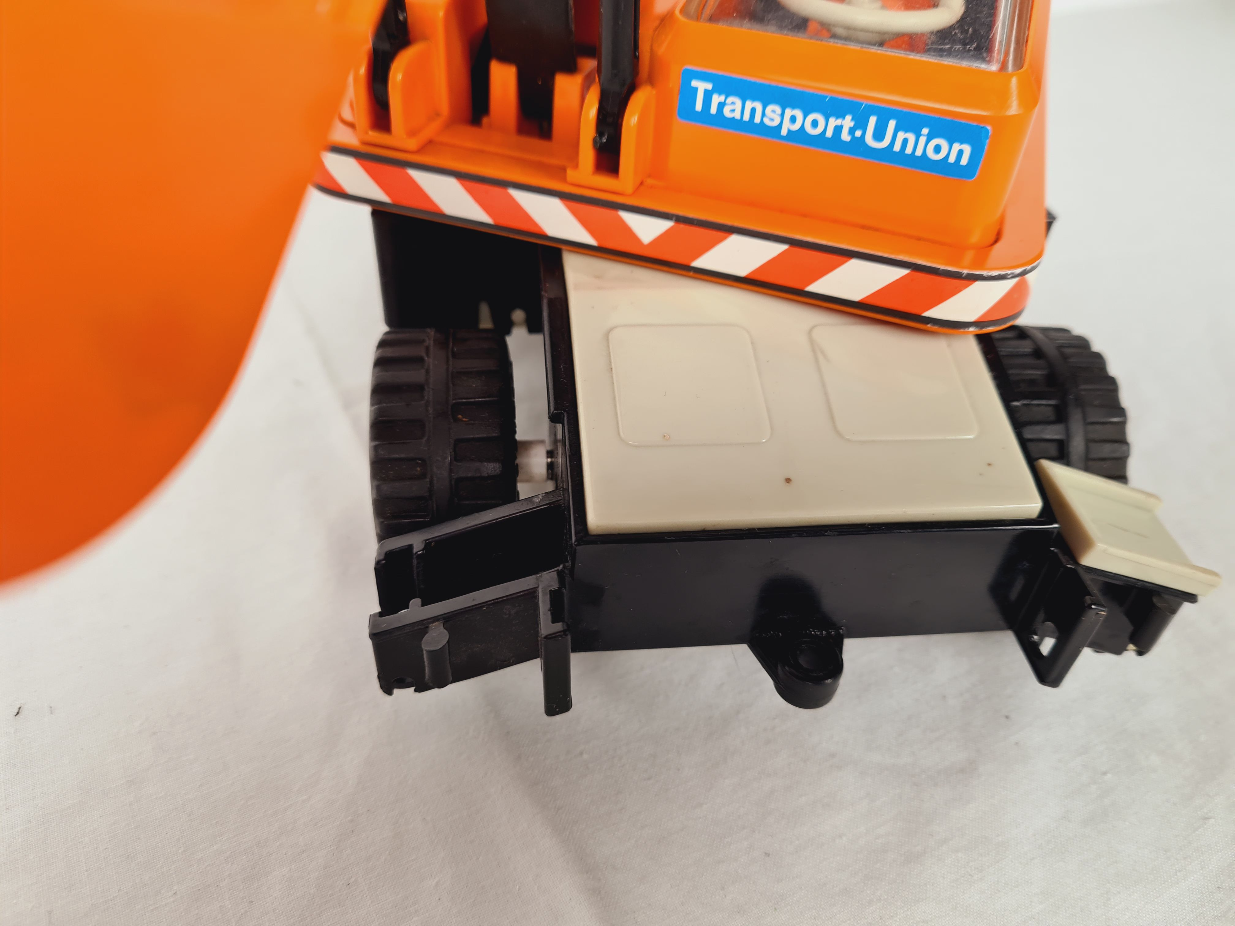 Playmobil 3472 Pelleteuse Vintage De 1979 + Trains 4027 Et 4053 - Très Bon état, Avec Extras