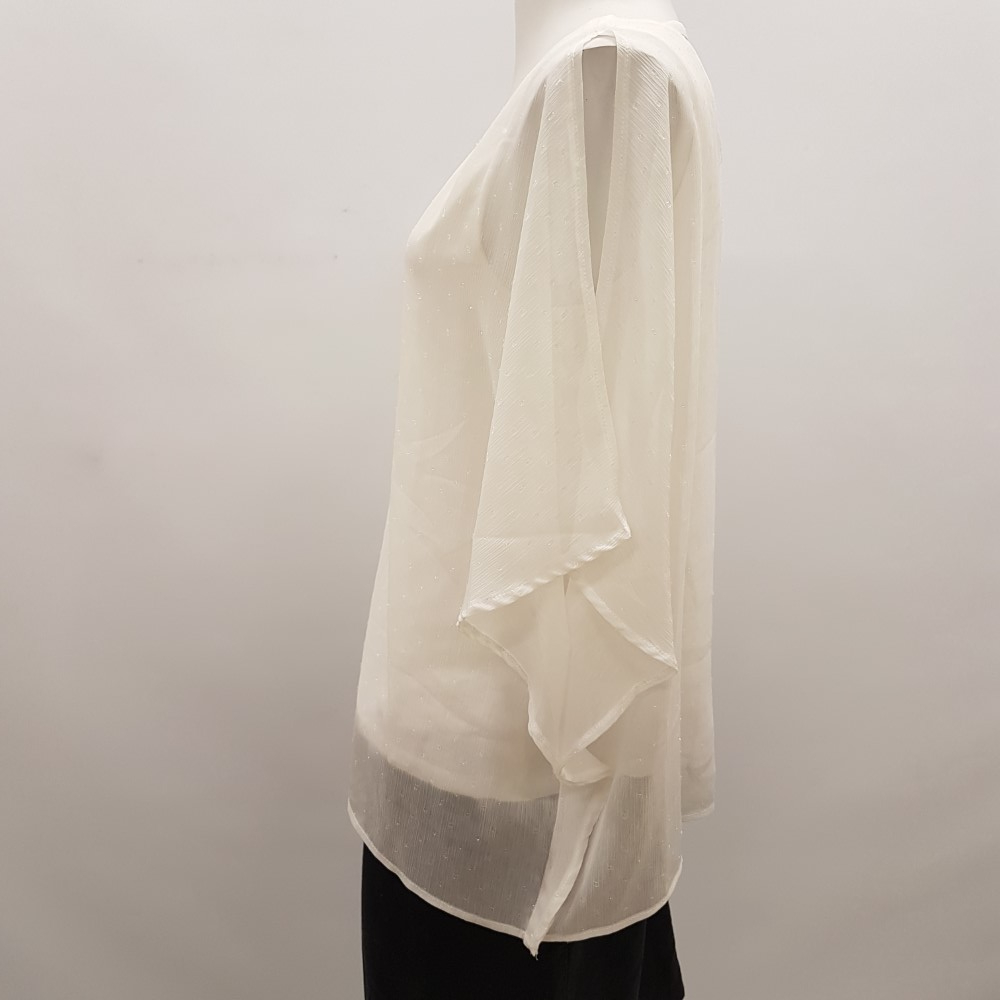 Top en voile blanc - GRAIN DE MALICE - taille M - Photo 1