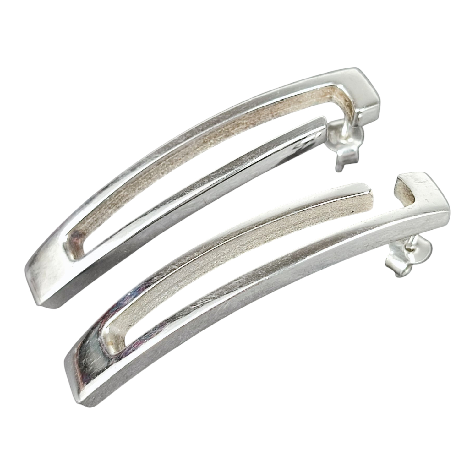 Boucles d'oreilles en argent GUCCI - Photo 1