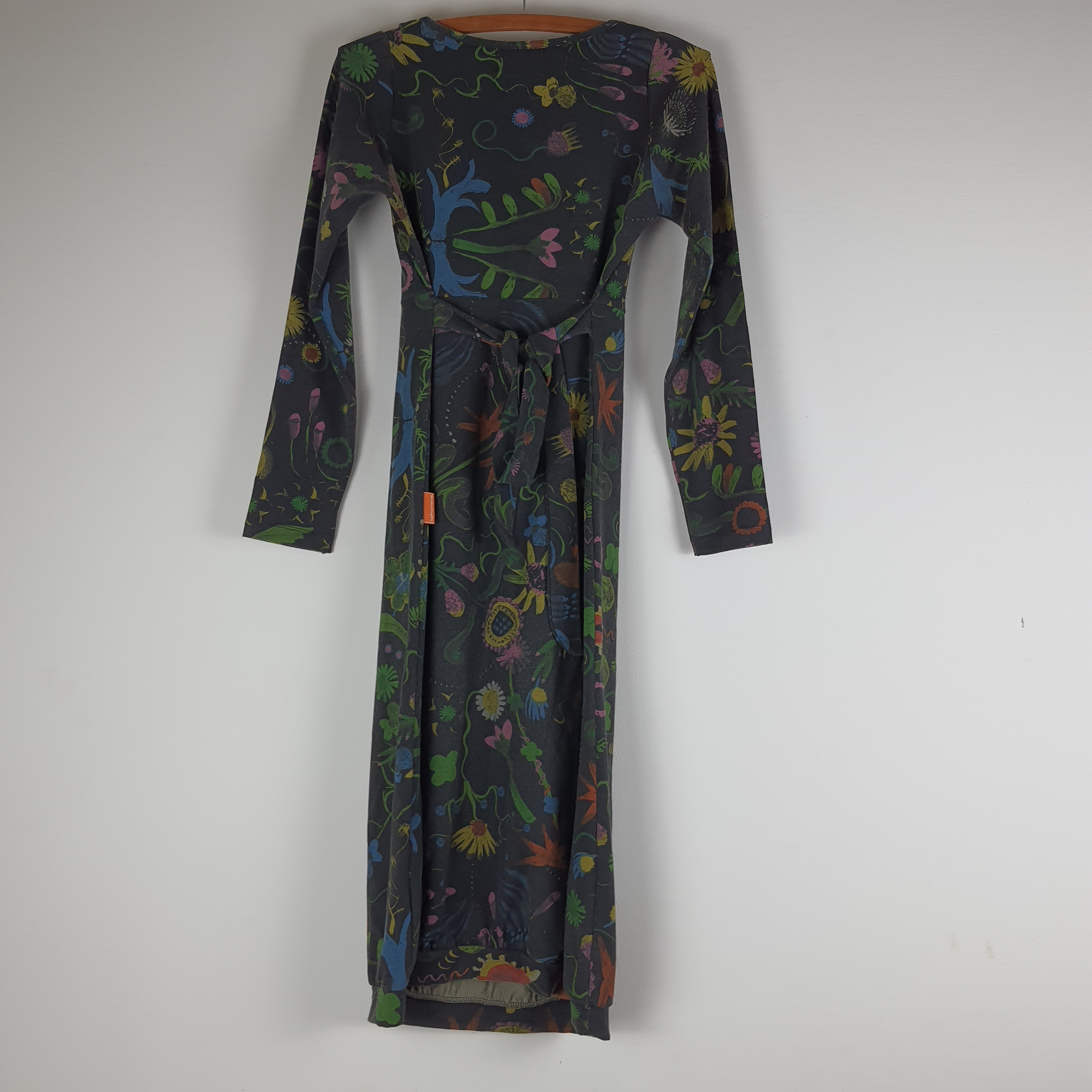 Robe d'hiver milongue en jersey à motifs végétaux Mamatayoe M