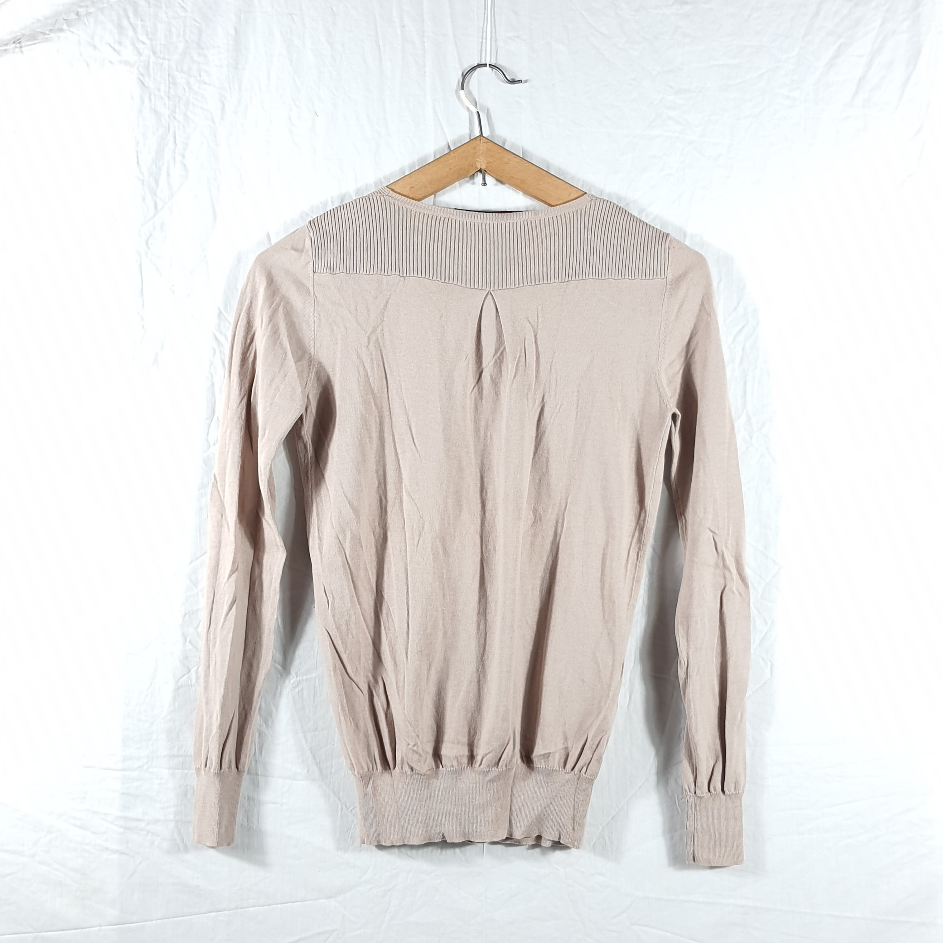 Pull fin beige (coton, soie et laine) - Comptoir des cotonniers - M - Photo 1