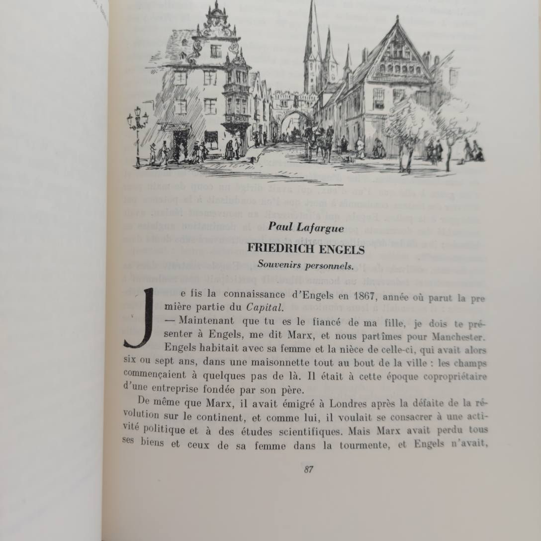 Souvenirs sur Marx et Engels. Collectif. Editions en Langues Etrangères Moscou.  - Photo 2