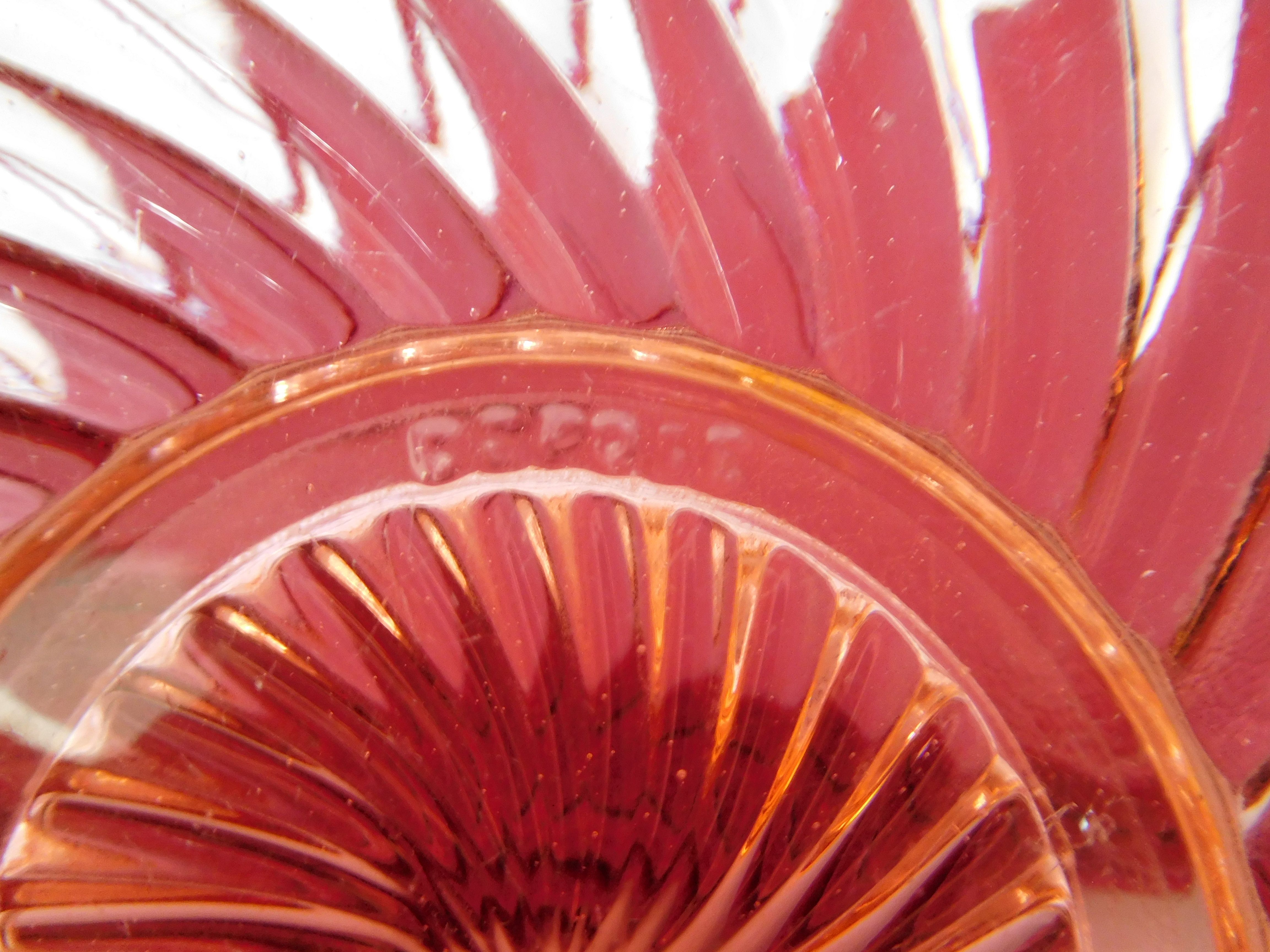 Garniture De Toilette BACCARAT Cristal Rose Ambré - 8 Pièces Rares°° - Photo 23