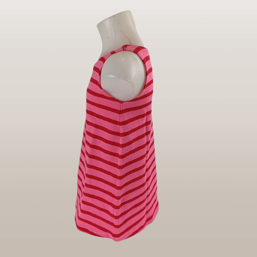 Robe marin couleur rose enfant (2 ans ) fabriqué dans notre atelier Acsomur à partir de tissu recyclé - Photo 2