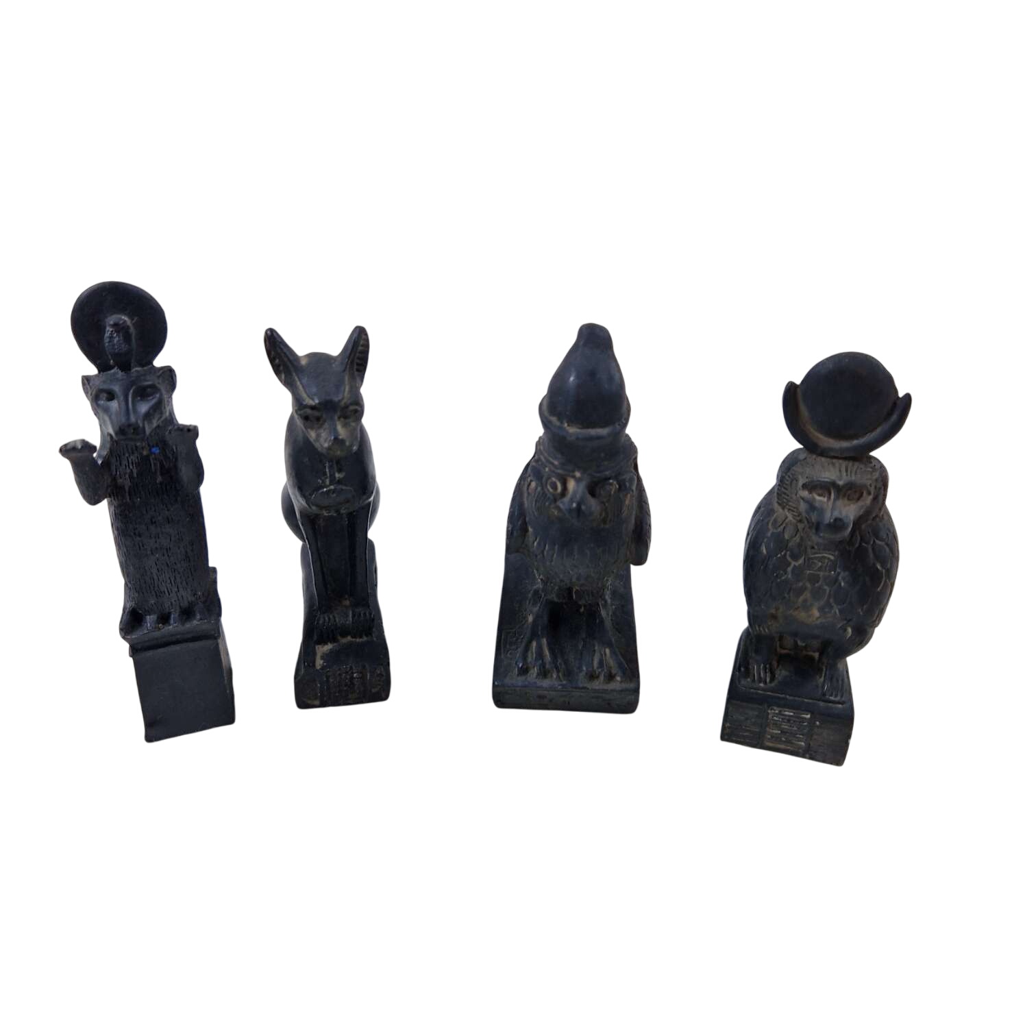 Petit lot de statuettes égyptiennes en résine - Photo 0
