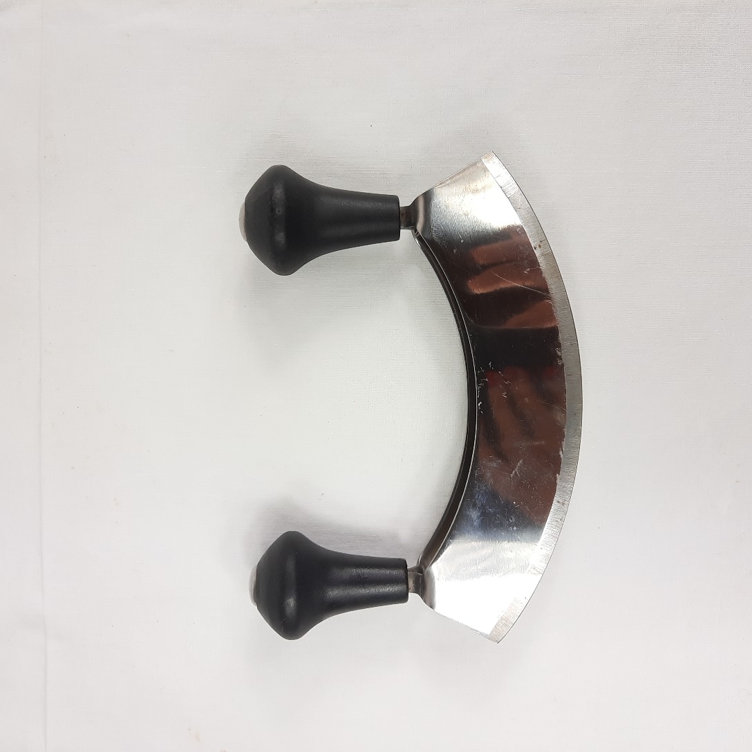 Sonnette vélo vintage métal argenté motif couronne