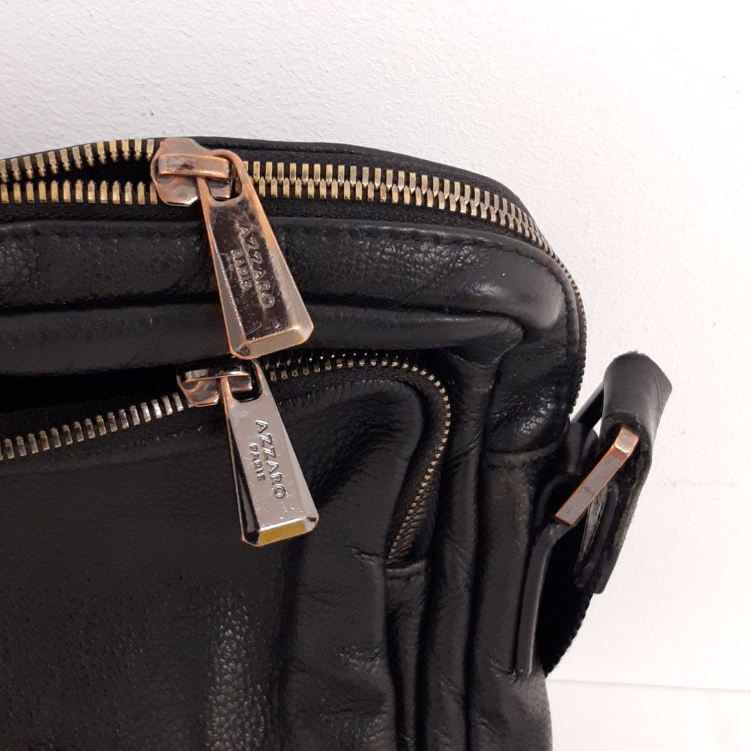 Sac à bandoulière Azzaro Paris en cuir - Photo 1
