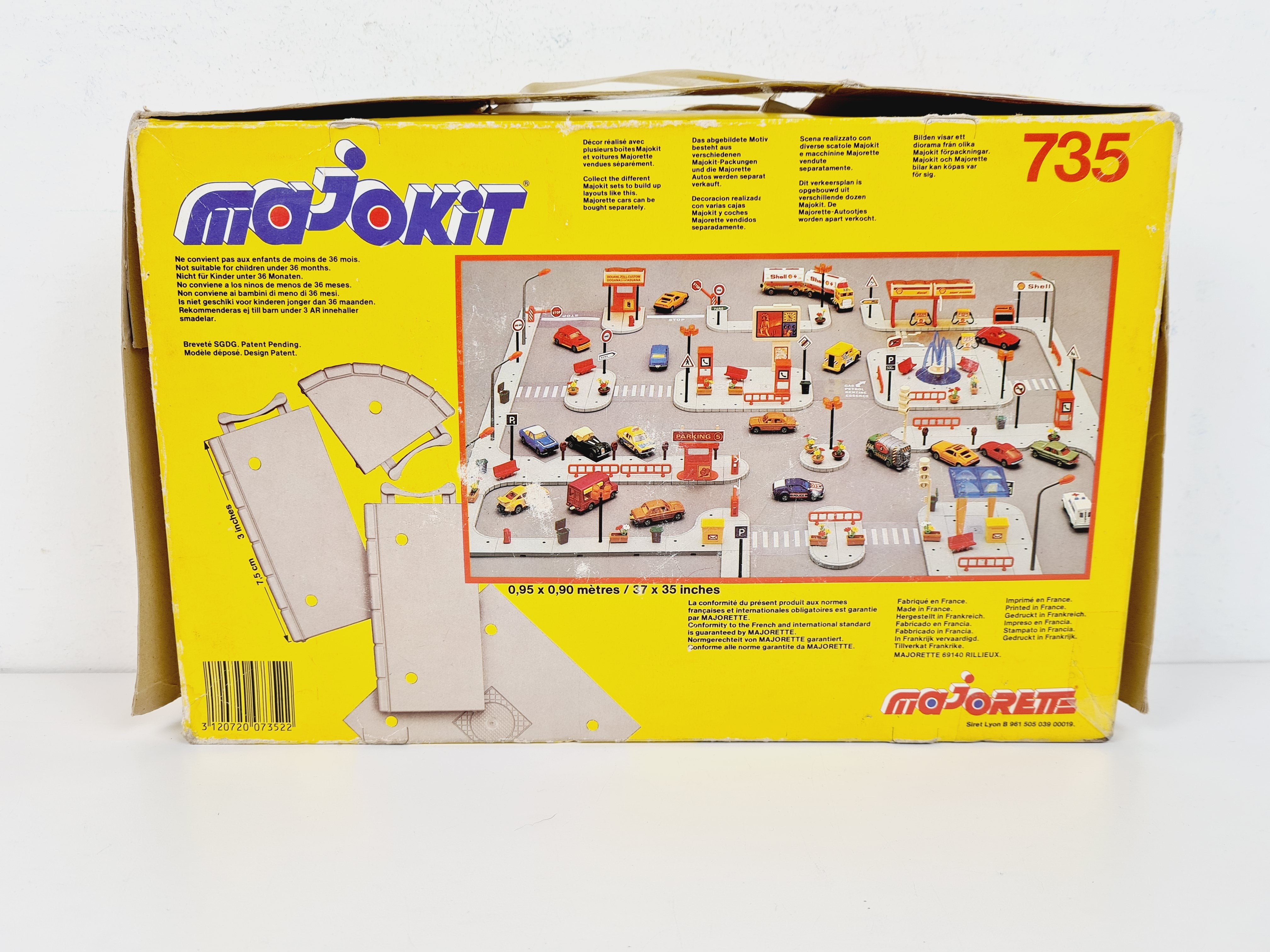 Circuit voiture vintage - Majokit No.735 incomplet - Majorette 1986 - 6 ans+ - État correct - Photo 2