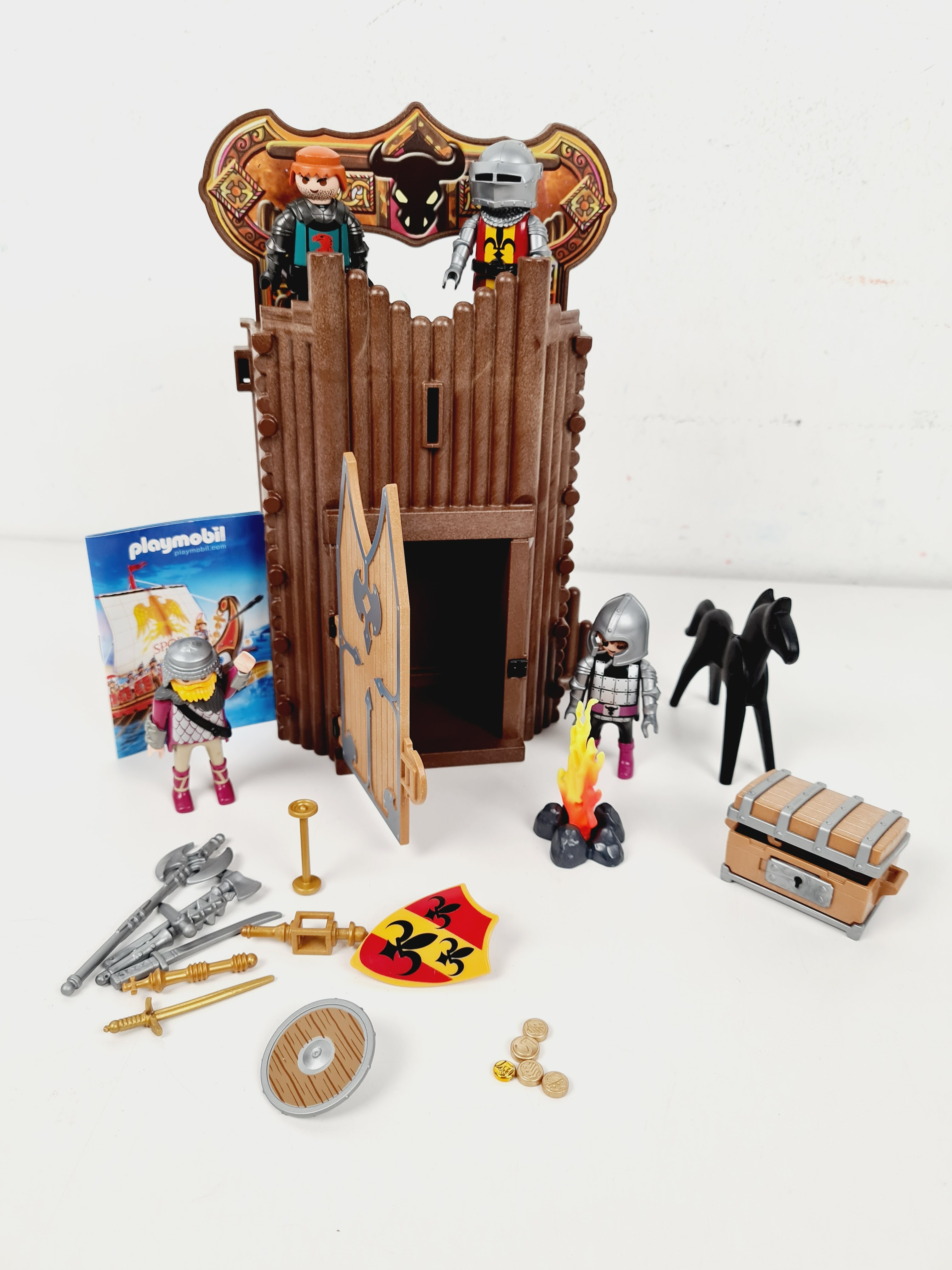 Playmobil - La Citadelle des Barbares avec des accessoires - 4 ans + Bon état - Vue 3 - 