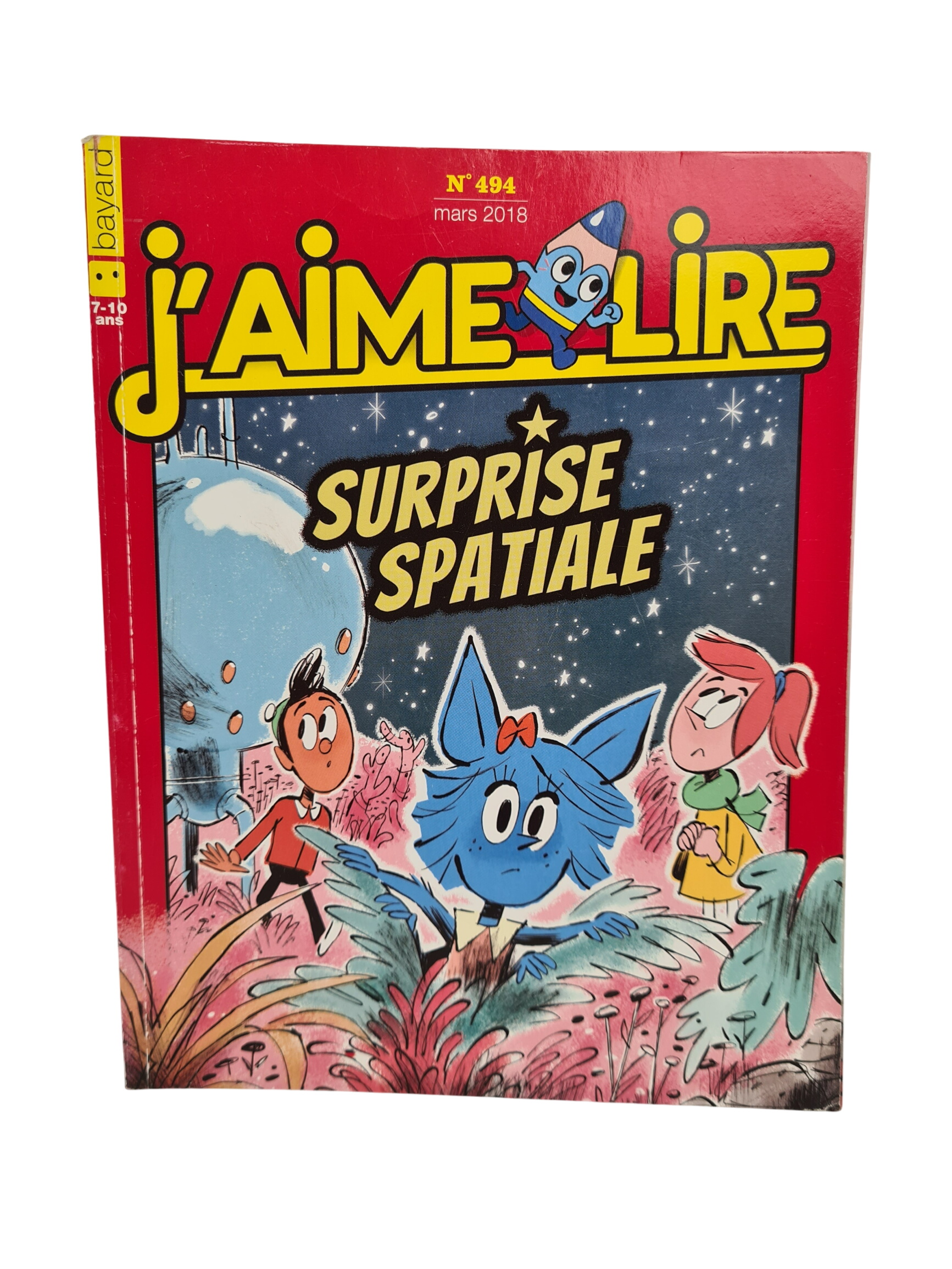 Livre d'enfant - J'aime lire Surprise spatiale N°494 - bayard - 7/10 ans - Photo 0