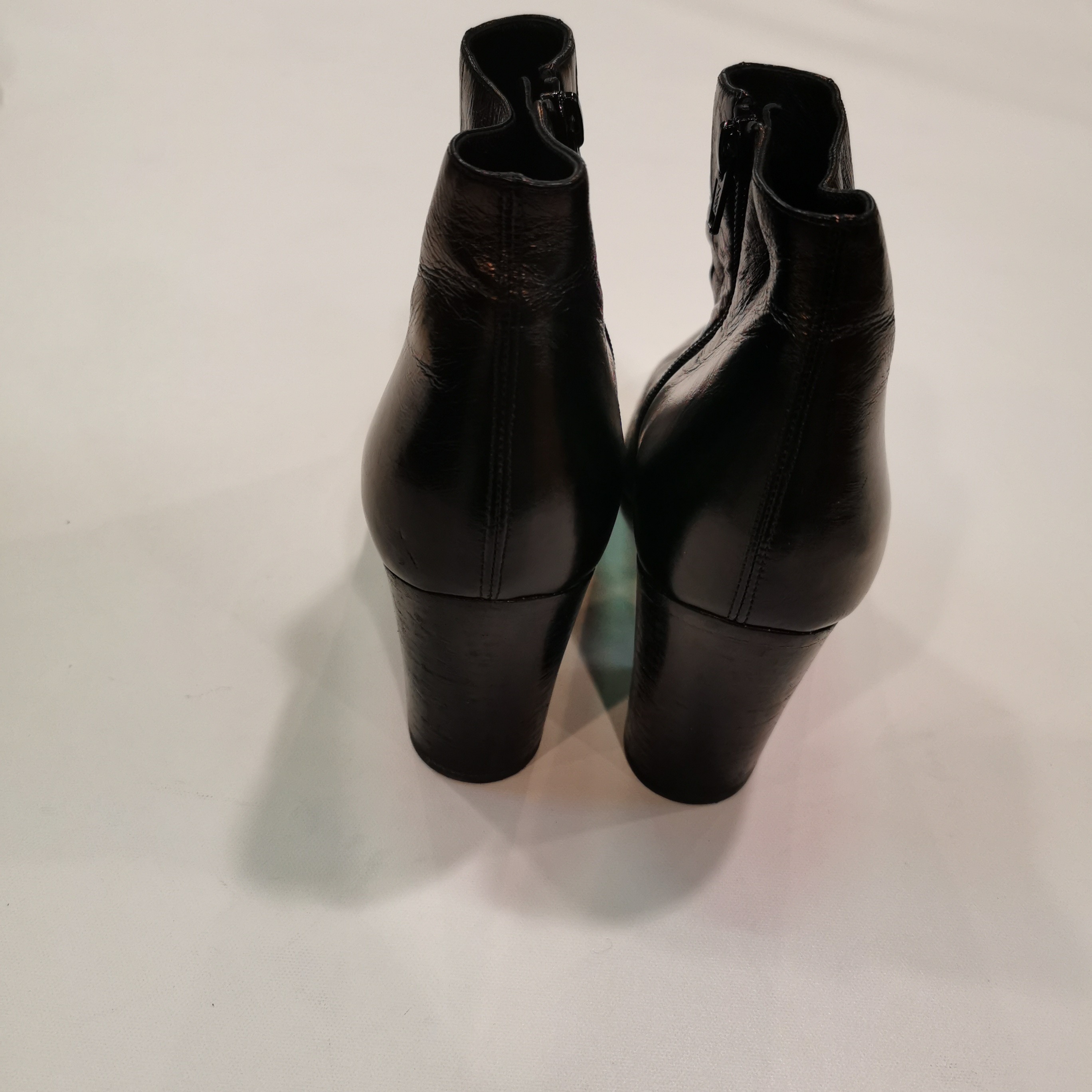 Bottines femmes noire en cuir - ST LAURENT - 35.5 - Photo 1