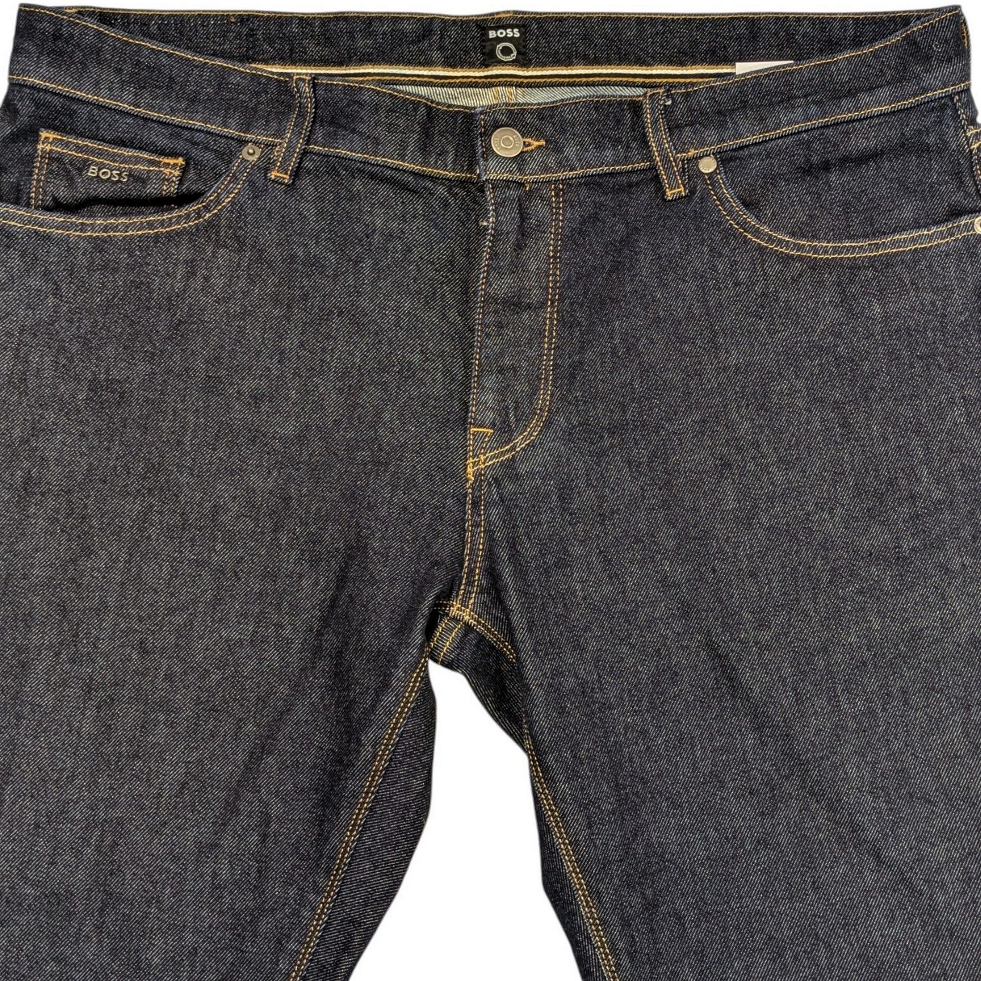 Pantalon Jean Hugo Boss Maine W38/L 32 = T 46/48 en toile denim bleu foncé - Photo 1