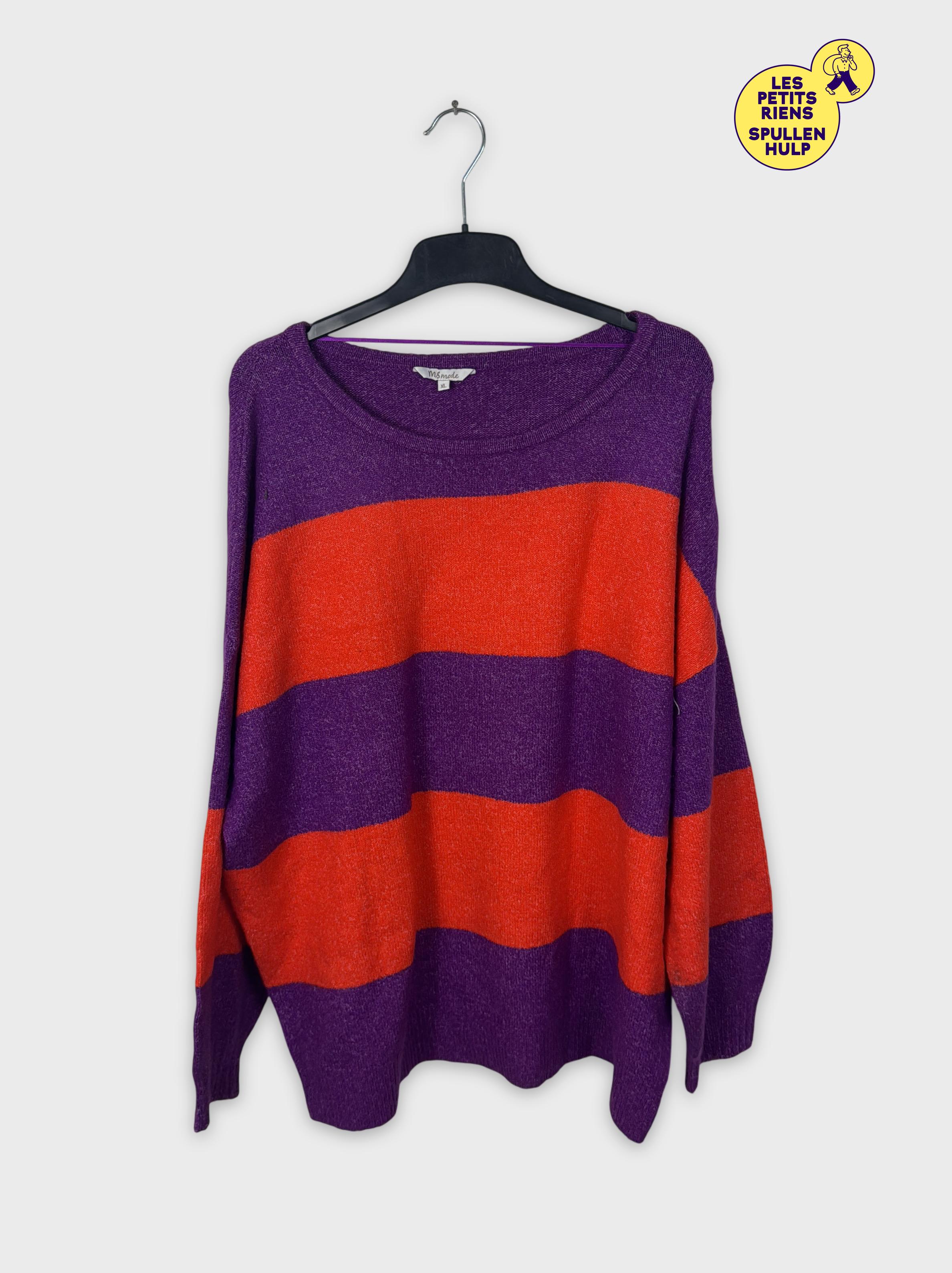 Pull ray orange XL  - MS Mode - Modalova