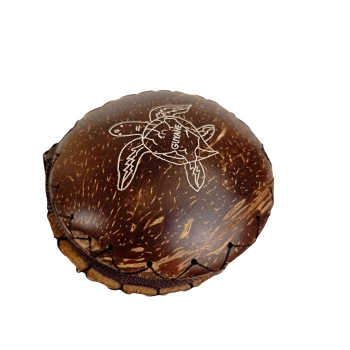 Porte monnaie en noix de coco Guyane - Label Emmaus - Modalova