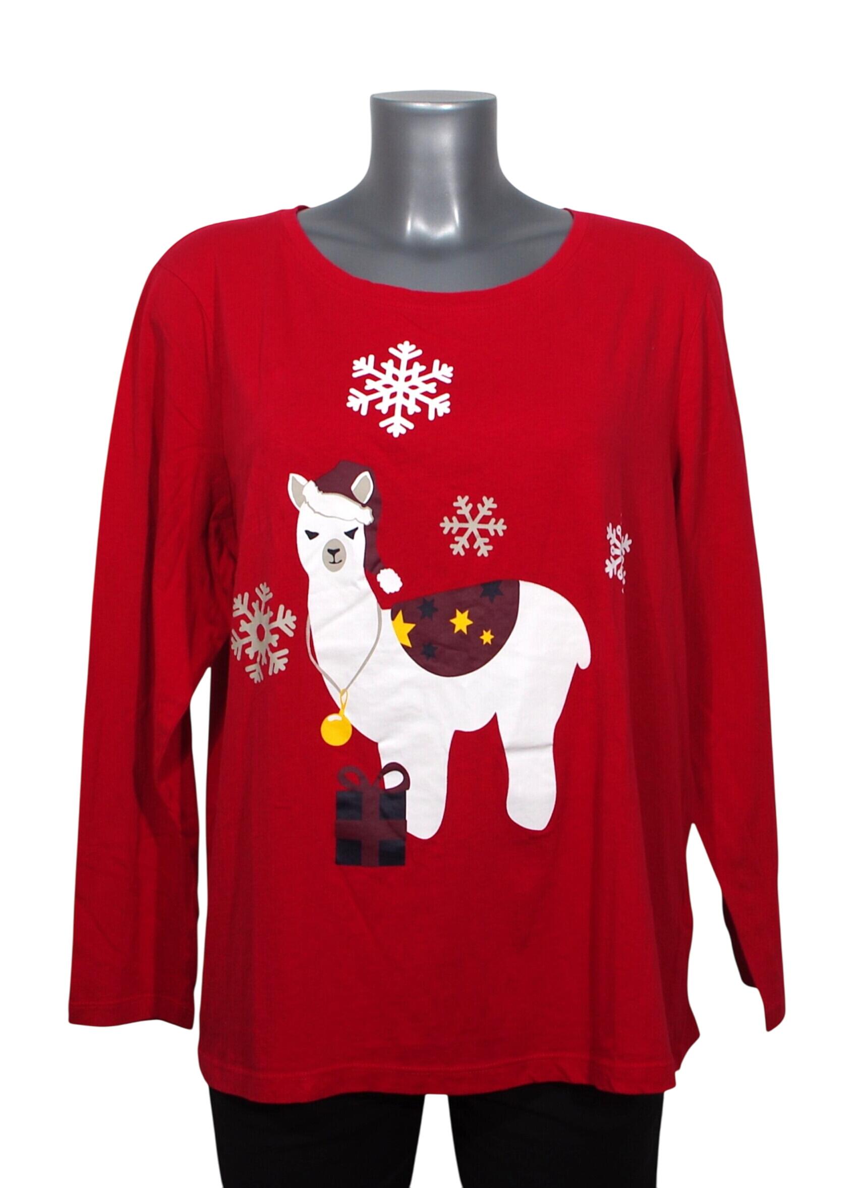🎅 T-shirt de Noël rouge - bon prix collection - 44/46 🎄🎅 - Photo 0