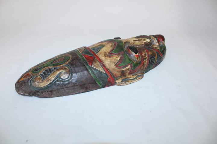Masque africain en bois - Photo 1