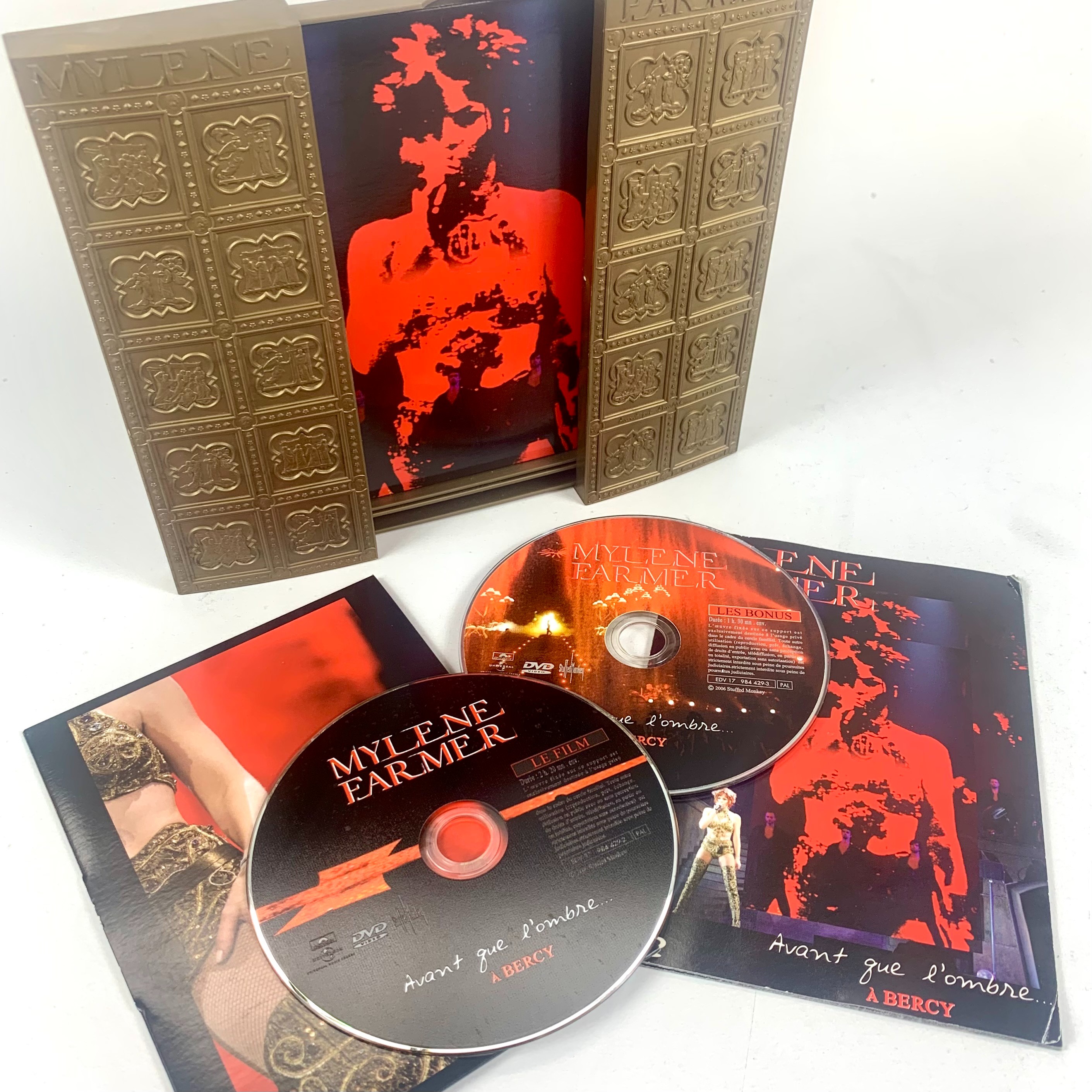 Coffret Double DVD Avant que l'Ombre Mylène Farmer - Label Emmaüs