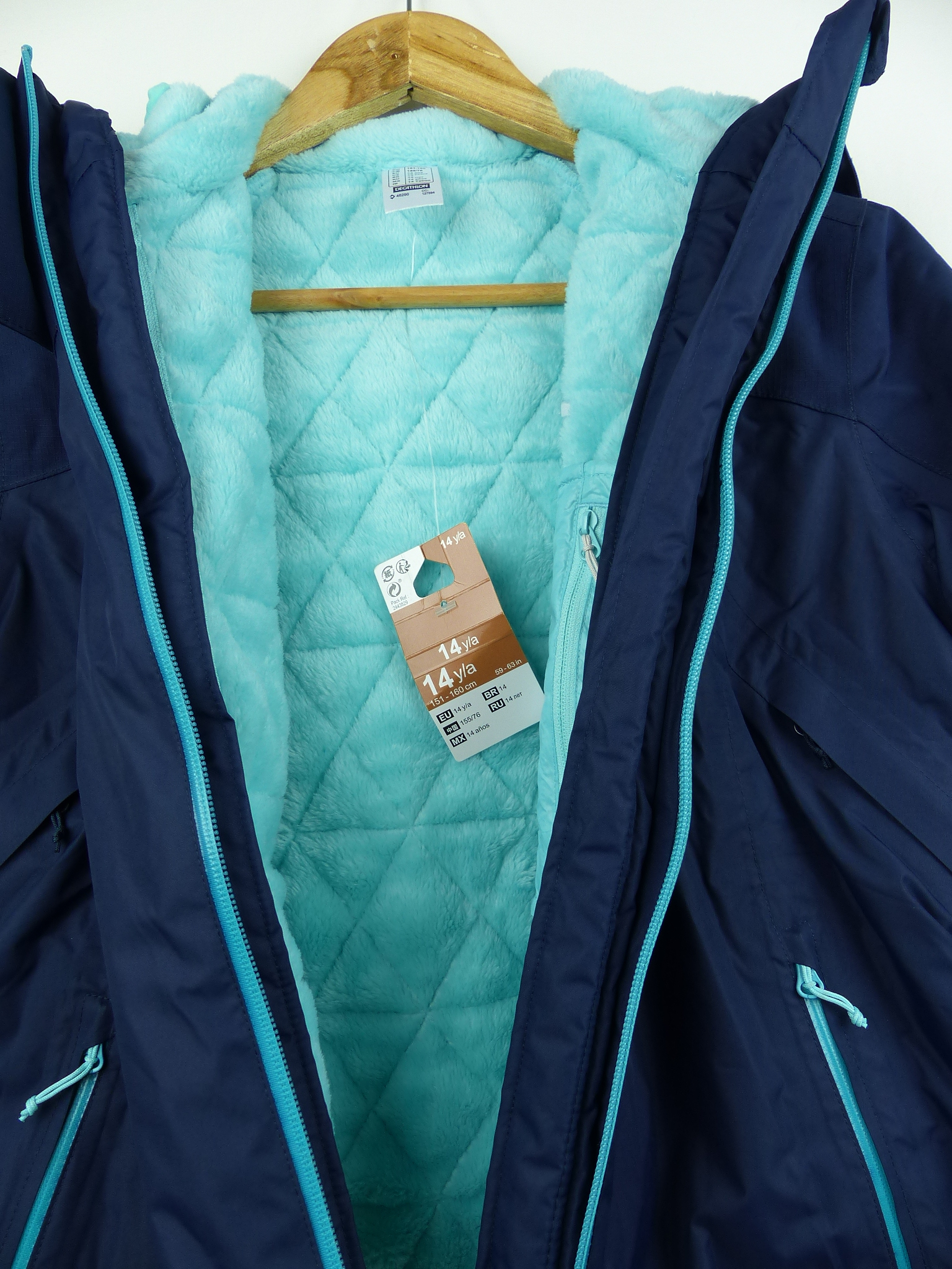 Veste enfants - Quechua 3 in 1 - Taille 14ans  Comme neuf - Vue 2 - 