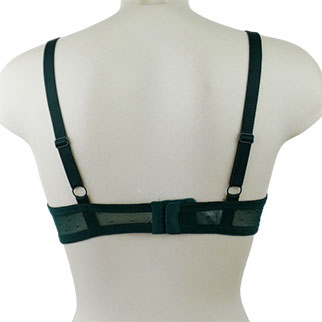 Soutien-gorge vert avec dentelle -Femme-Gémo-Taille 90D - Photo 1