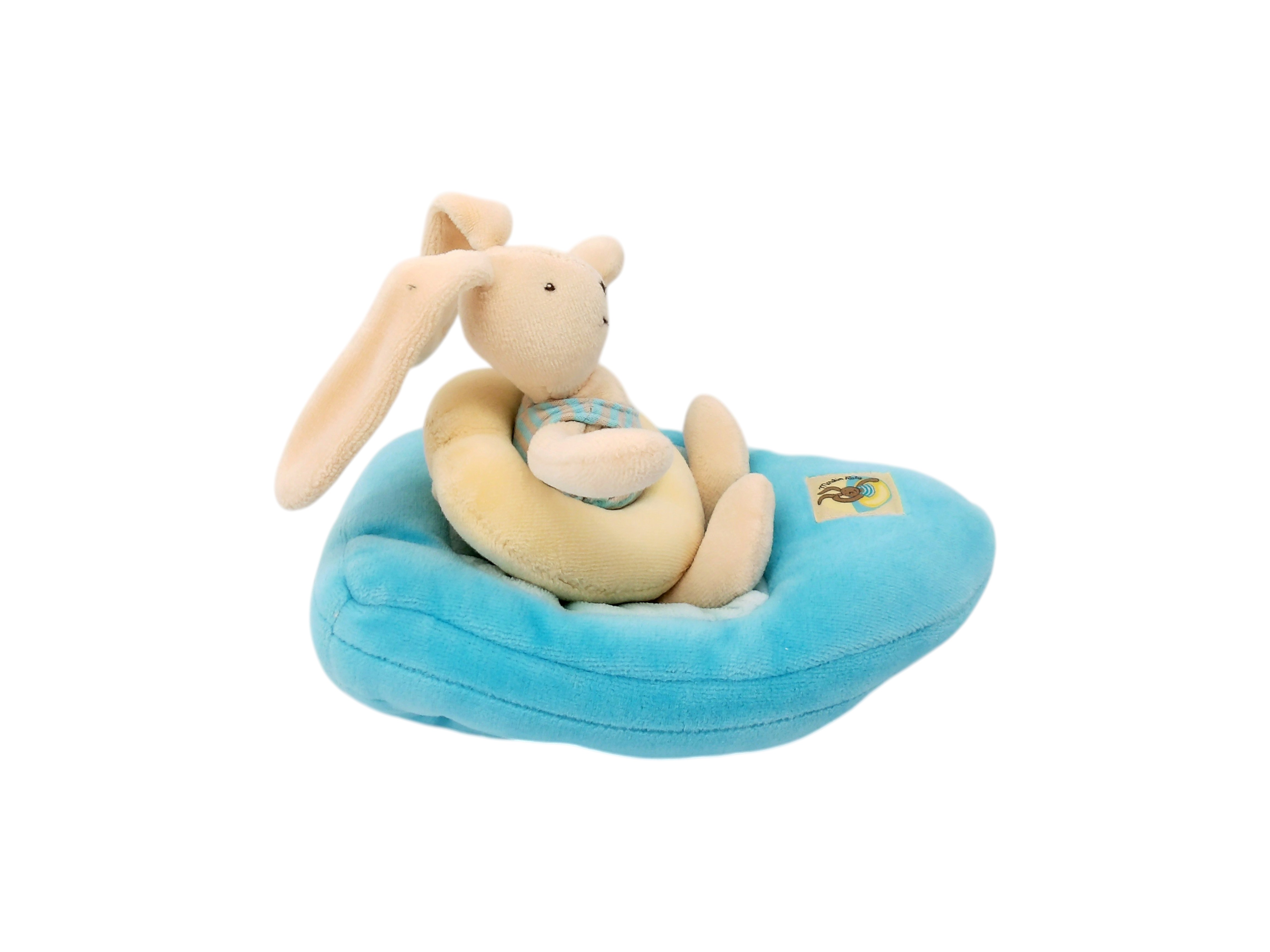 Doudou musical - Lapin bouée Très bon état - Vue 2 - 