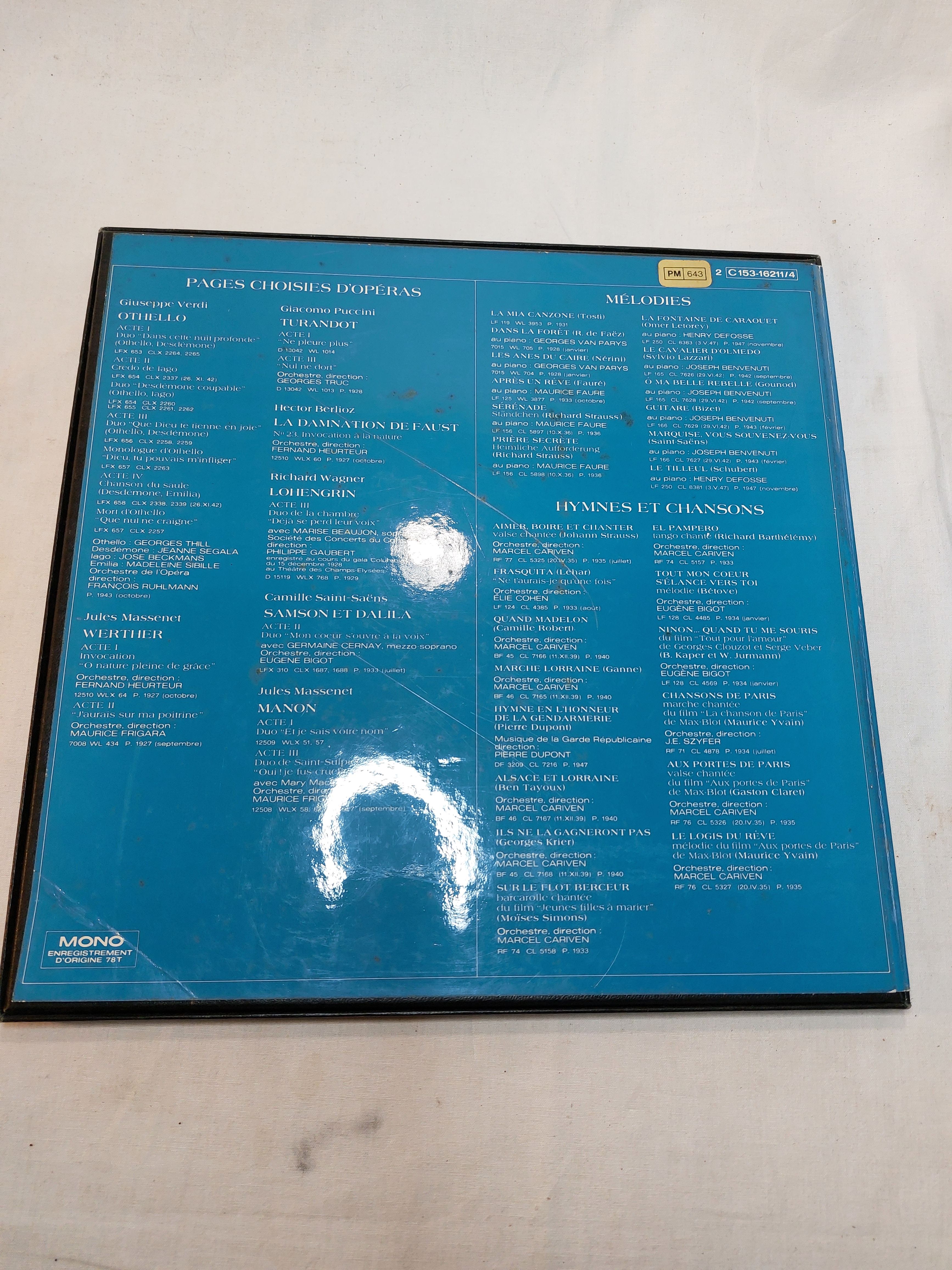 Coffret vinyles Georges Thill Bon état - Vue 6 - 