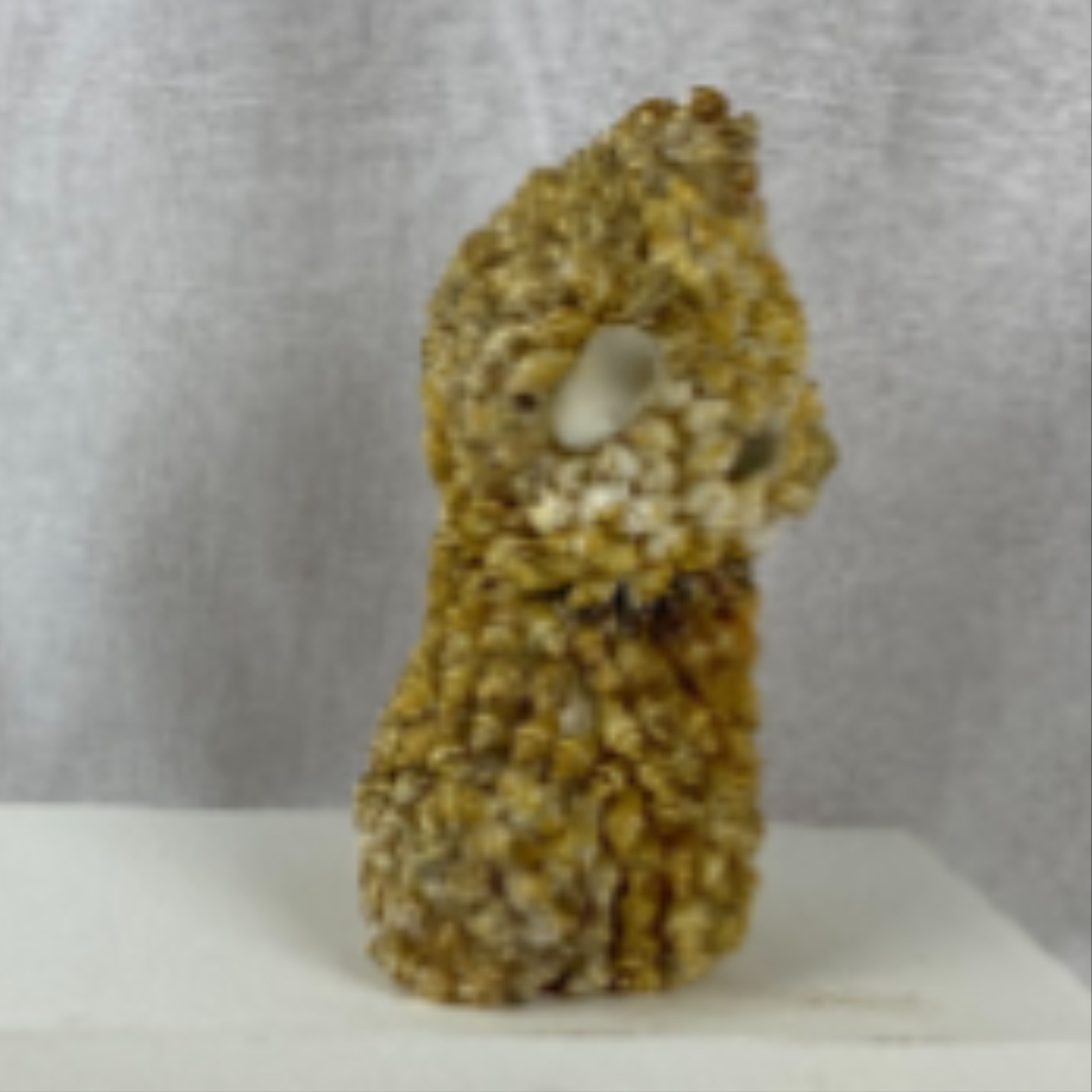 Figurine de chat en coquillage - Souvenir de bord de mer Bon état - Vue 3 - 