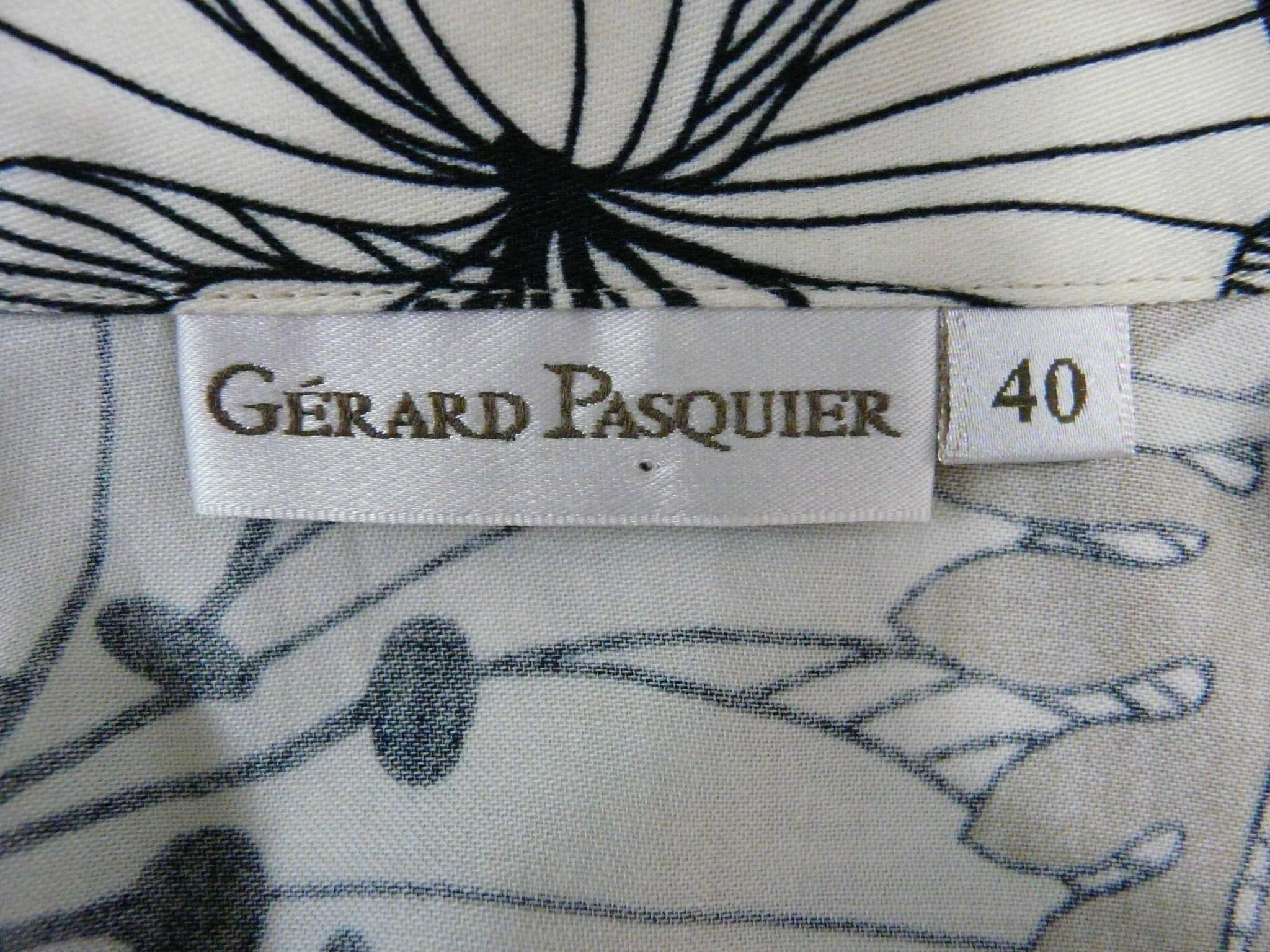 HF374 - Chemise boutonnée - Gerard Pasquier - Taille 40 Très bon état - Vue 5 - 